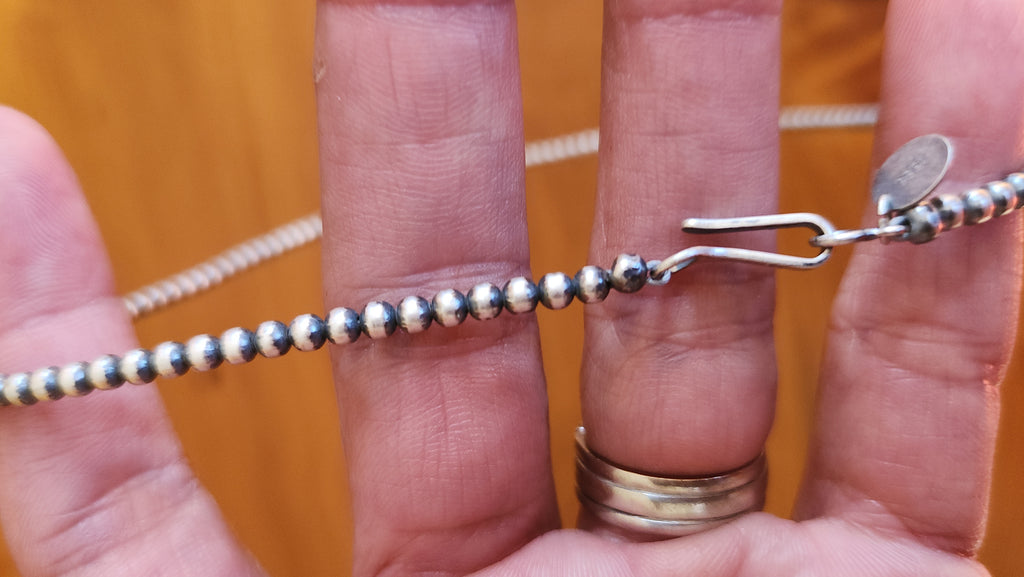 4mm 18" Navajo Hand strung Pearls