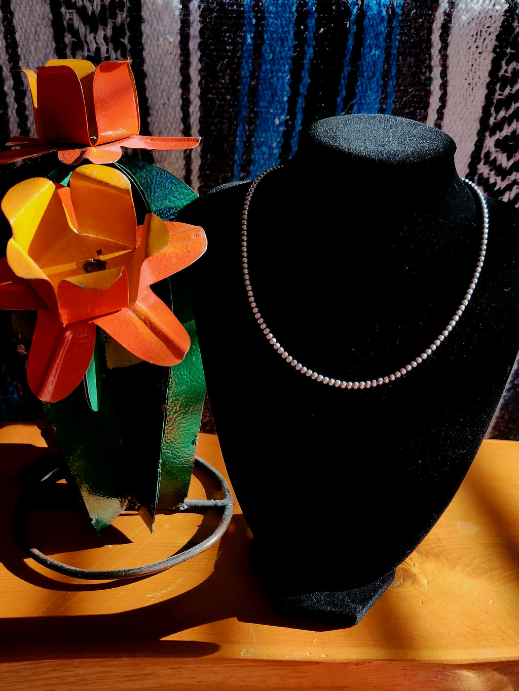 4mm 18" Navajo Hand strung Pearls