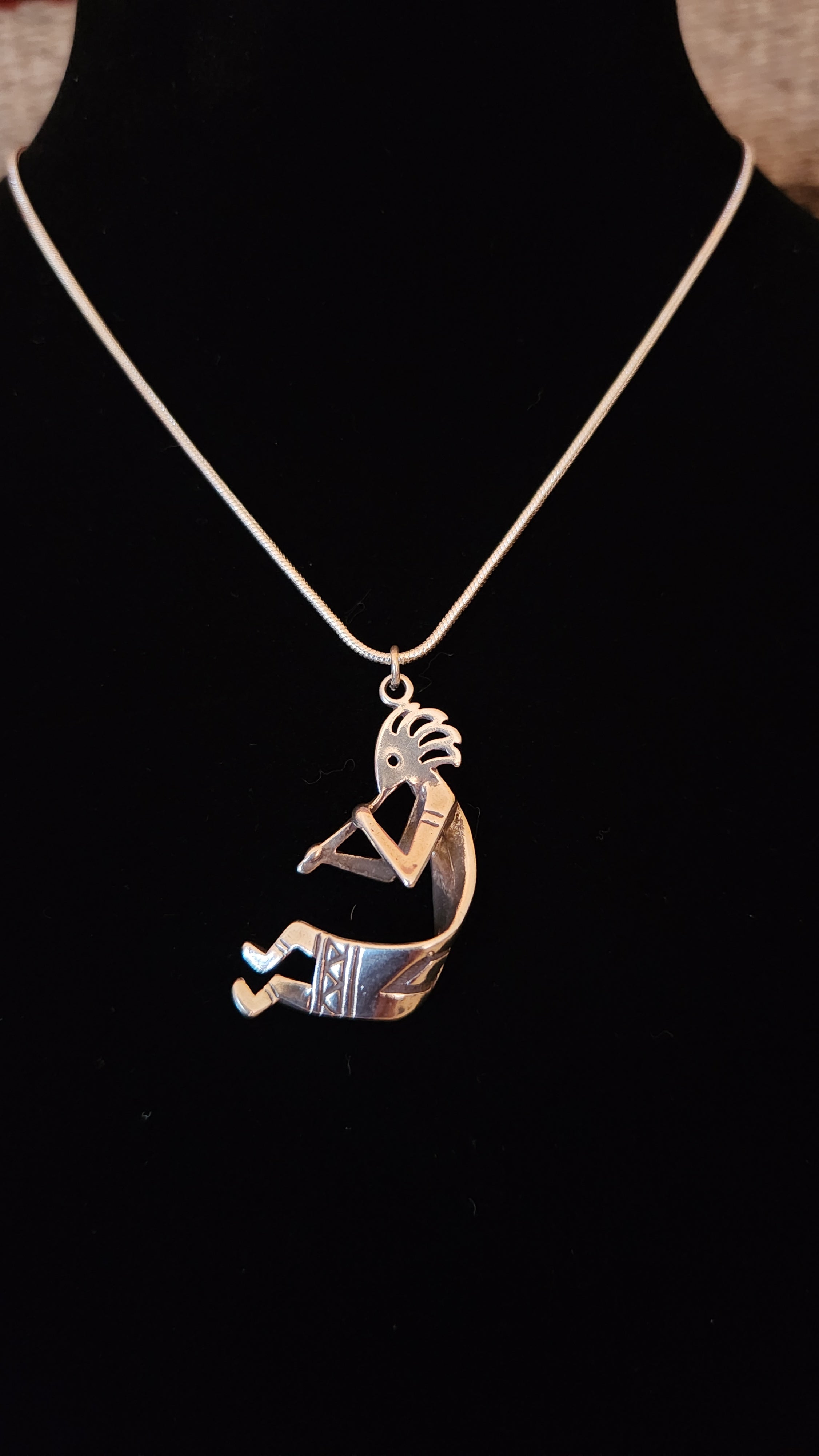 Native Kokopelli necklace