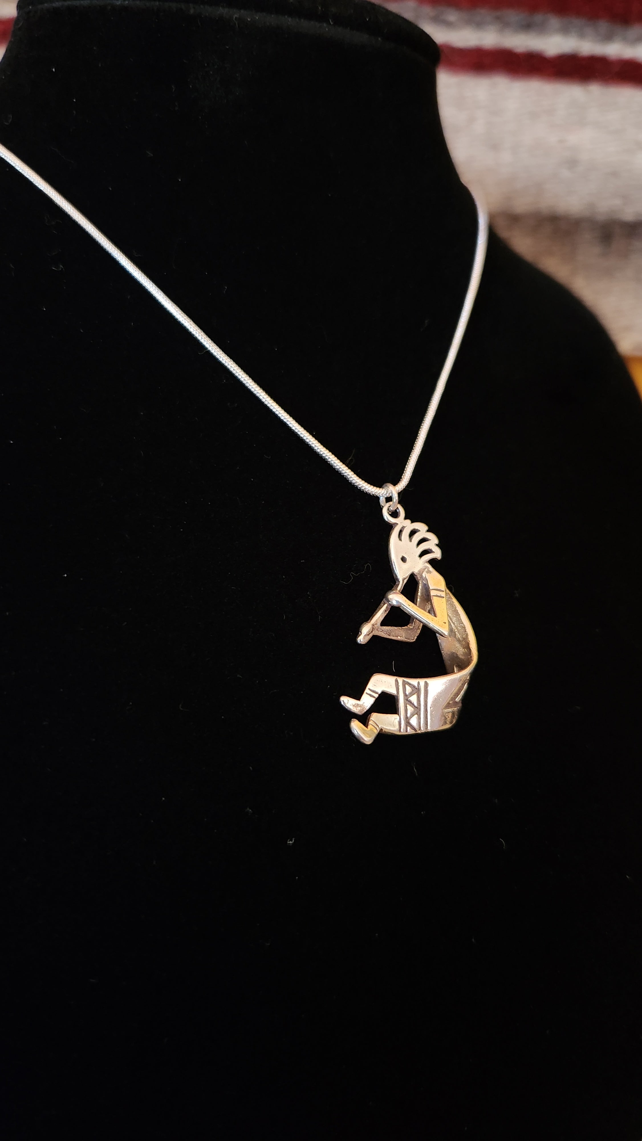 Native Kokopelli necklace