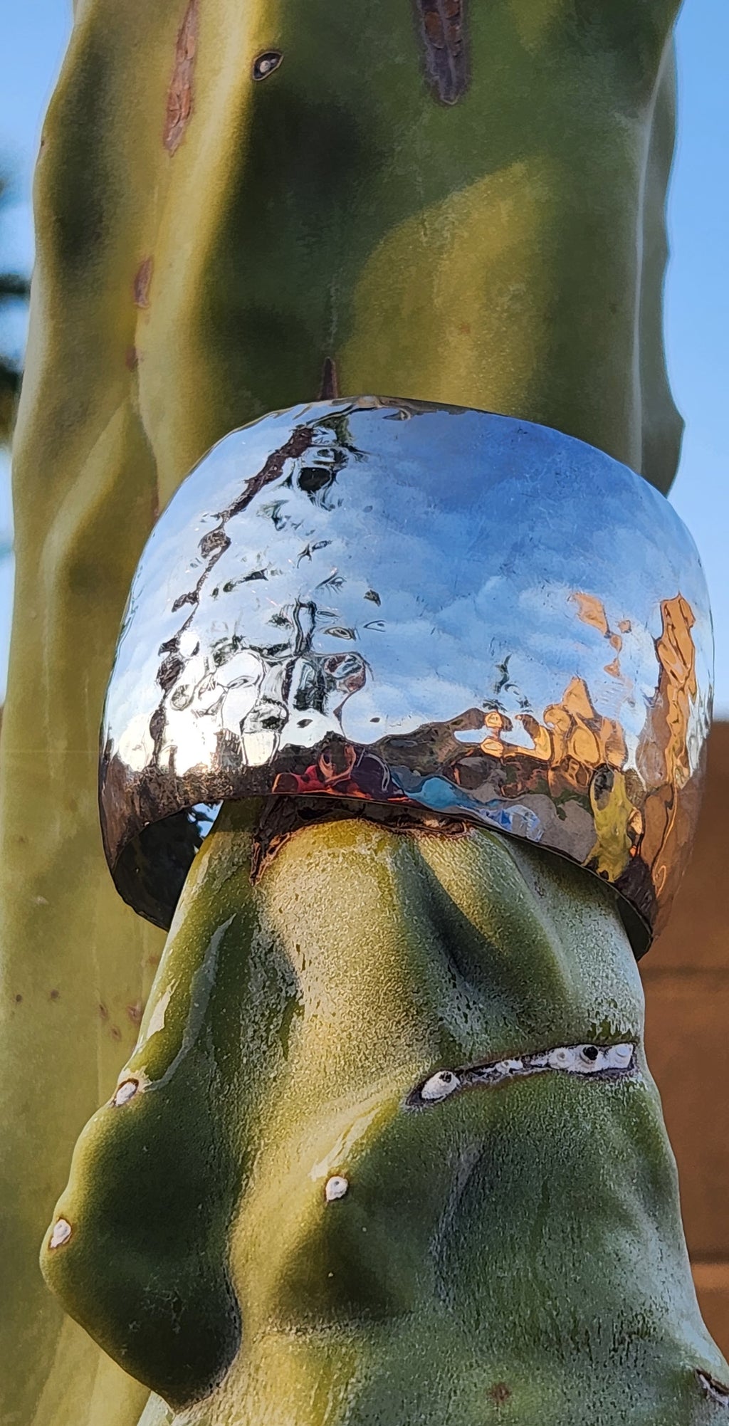 Mexico Hammered Sterling Silver Cuff