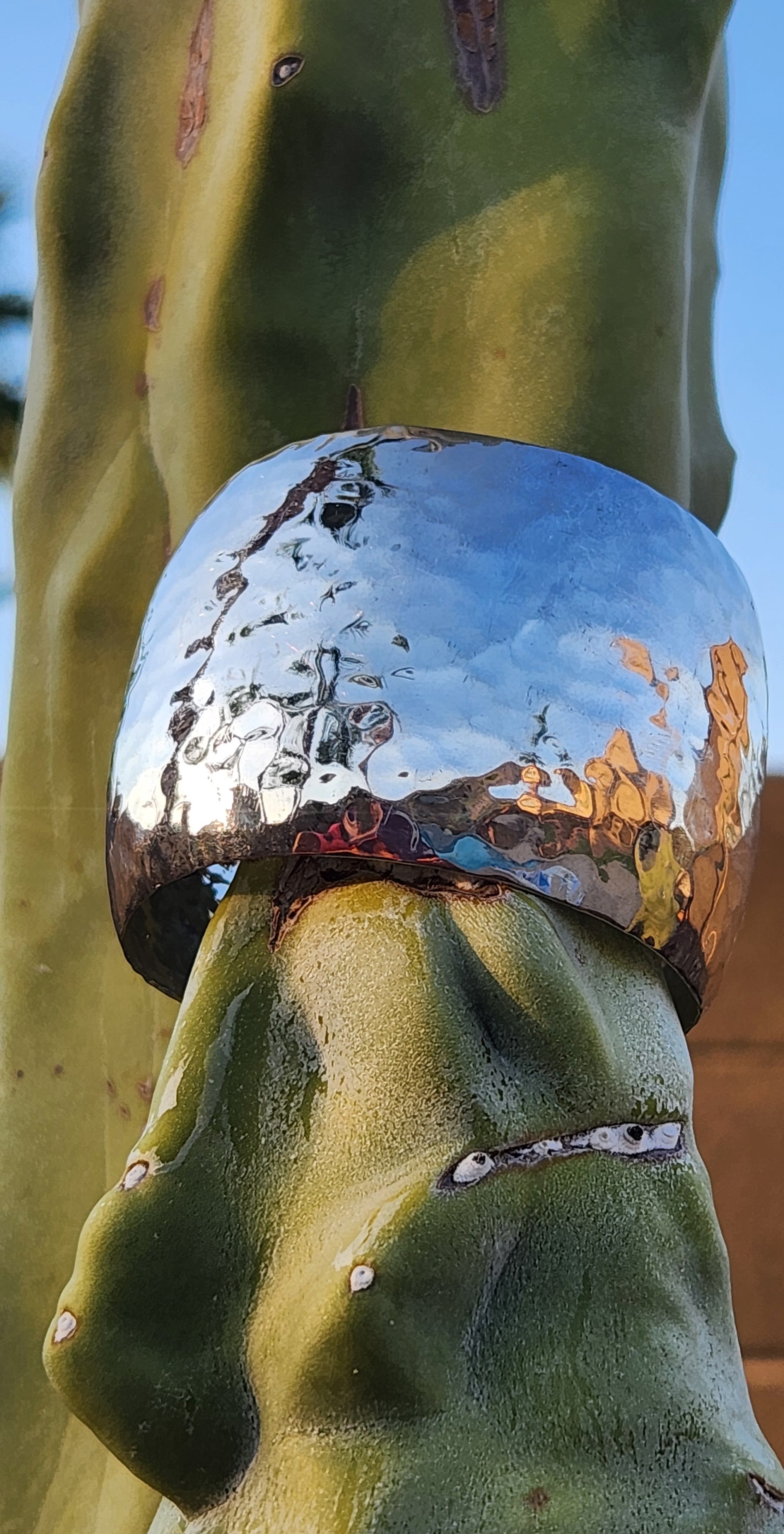 Mexico Hammered Sterling Silver Cuff