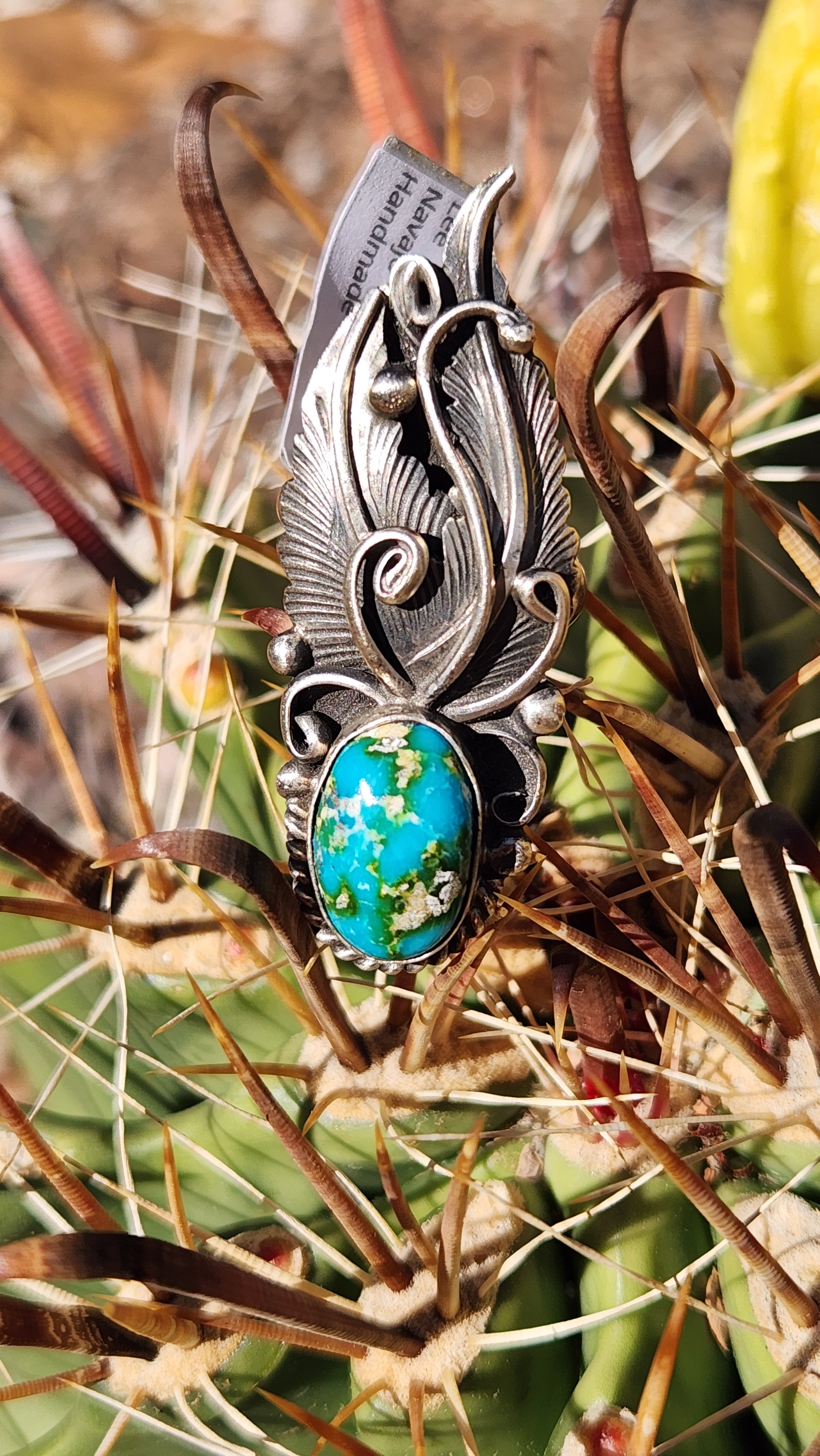 Adjustable Sonoran Gold Turquoise ring