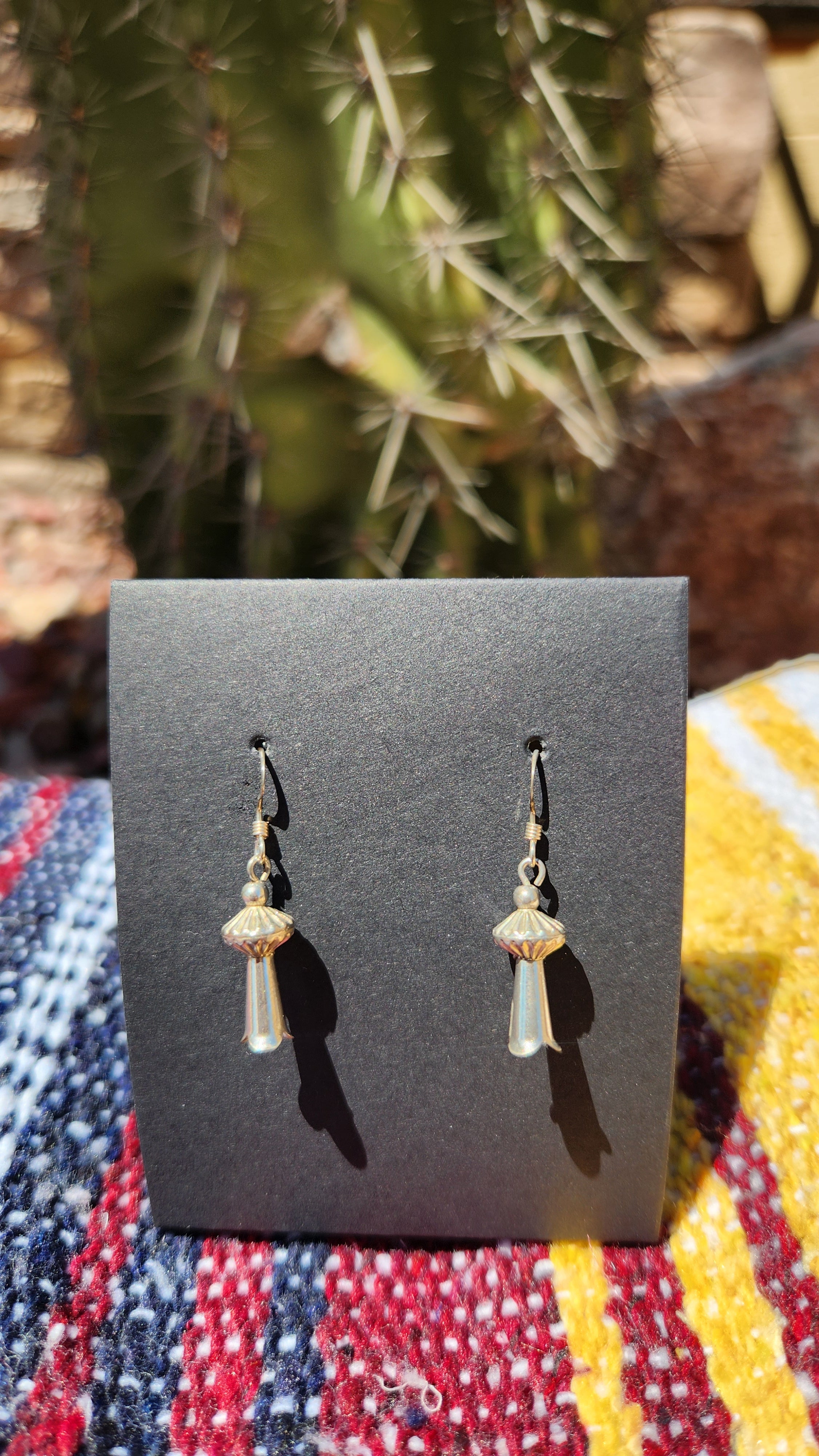 Sterling Silver Squash Blossom earrings