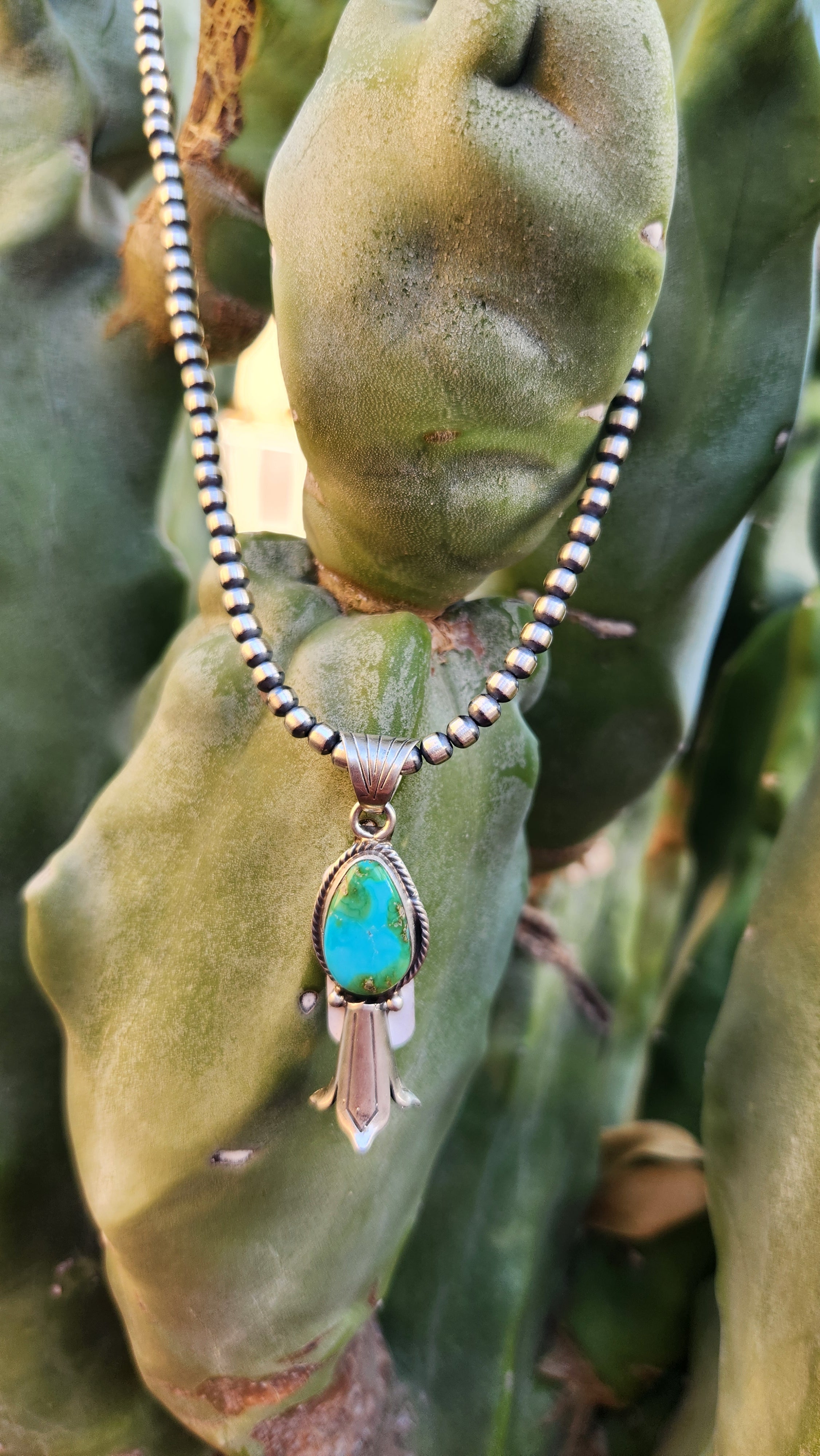 Navajo Handmade Sonoran Gold Necklace by Adrienne Gordon