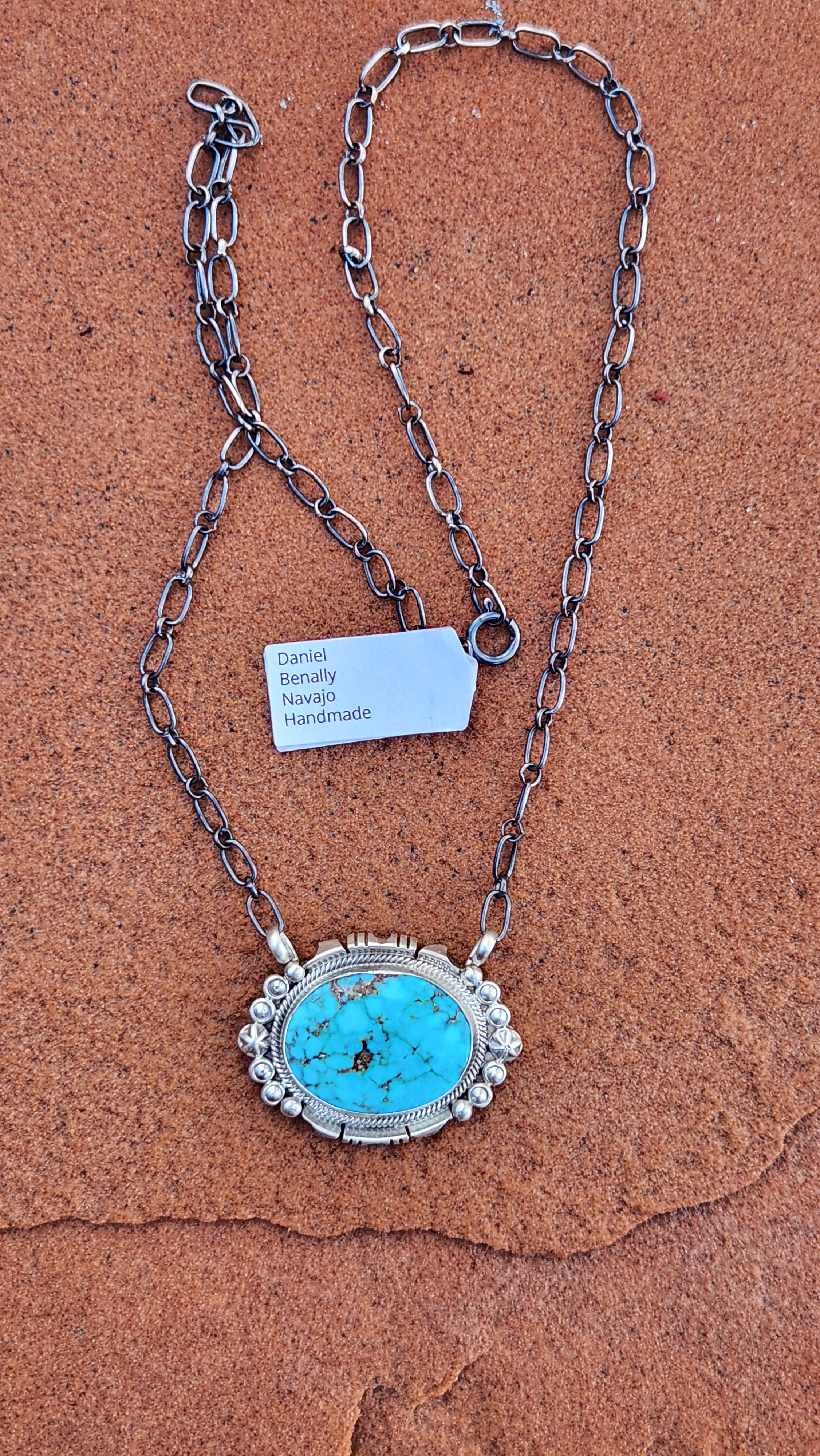 Beautiful Sonoran Gold Turquoise Necklace