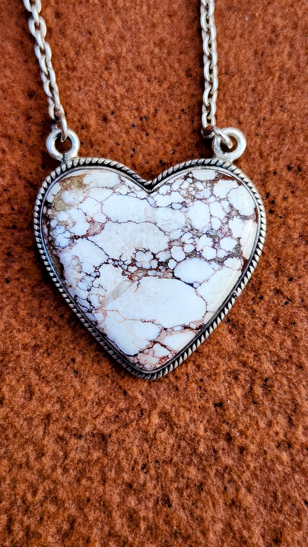 Wild horse Heart Pendant with necklace