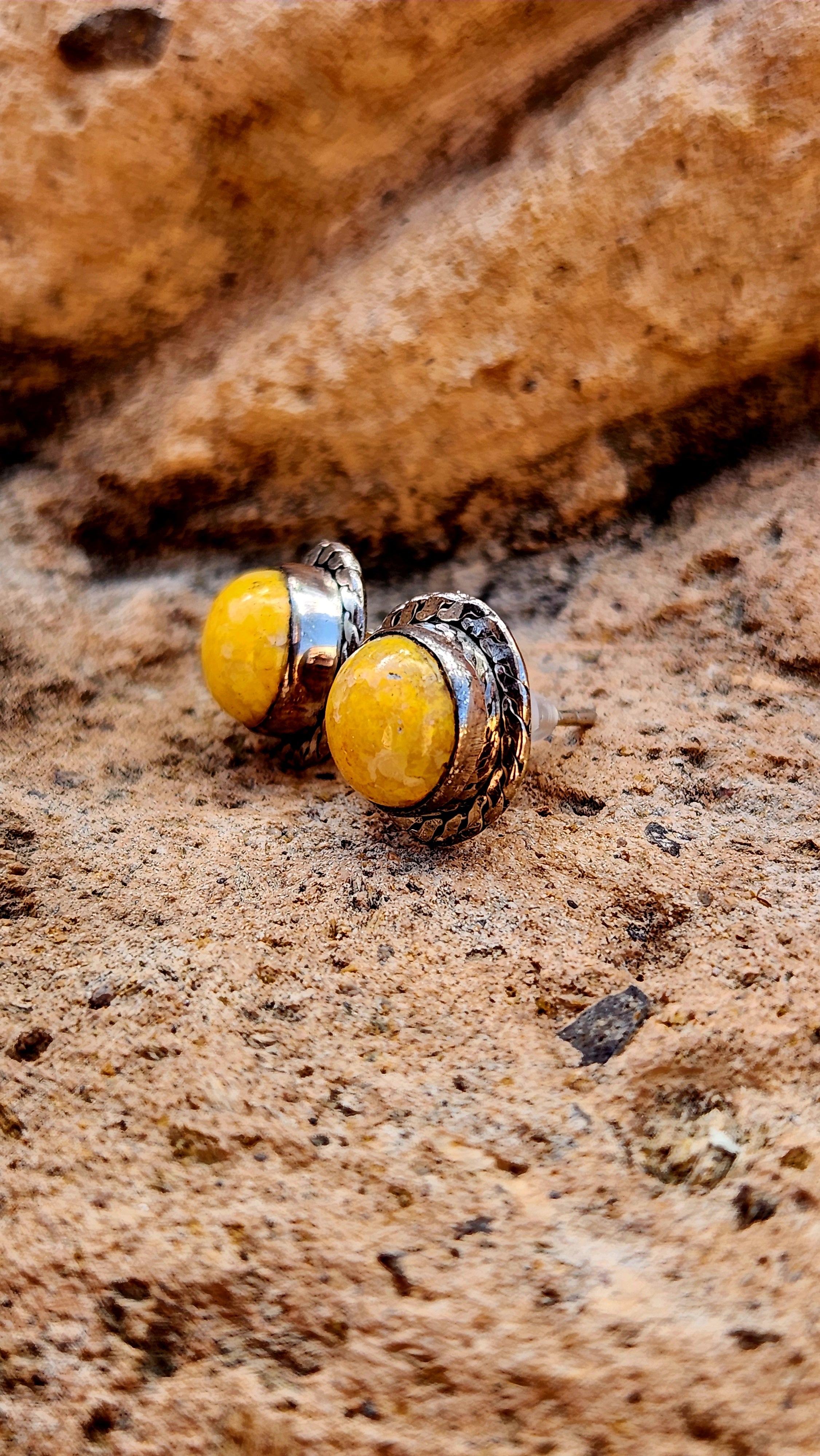 Beautiful Sterling Silver Bumble Bee Stud Earrings