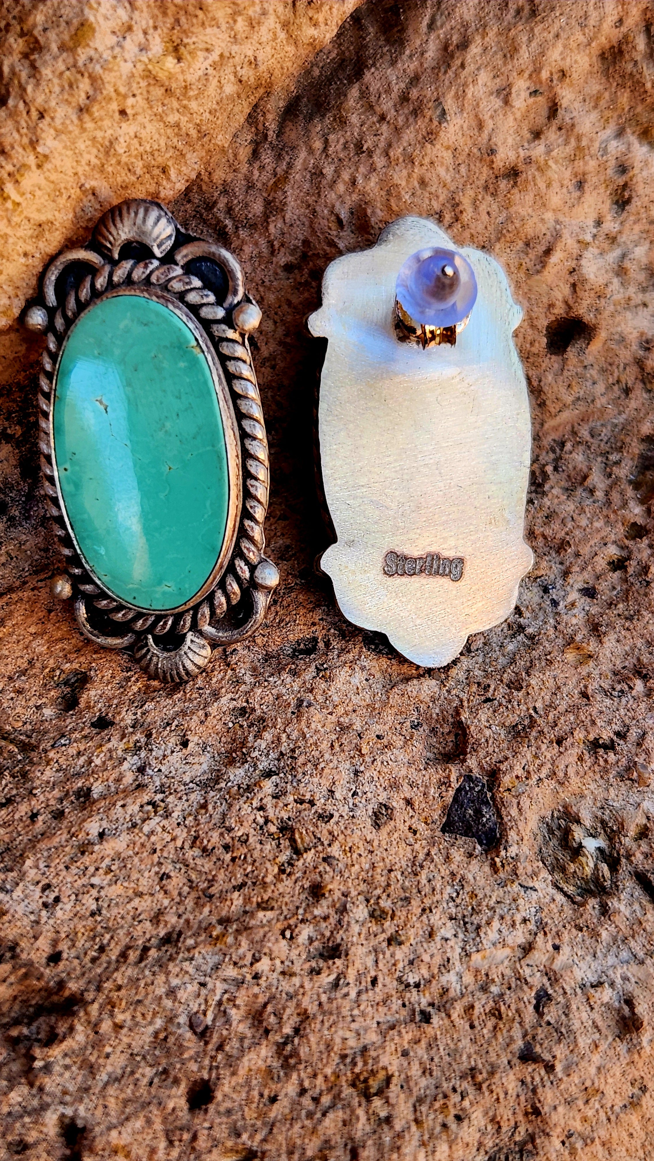 Royston Turquoise Stud Earrings