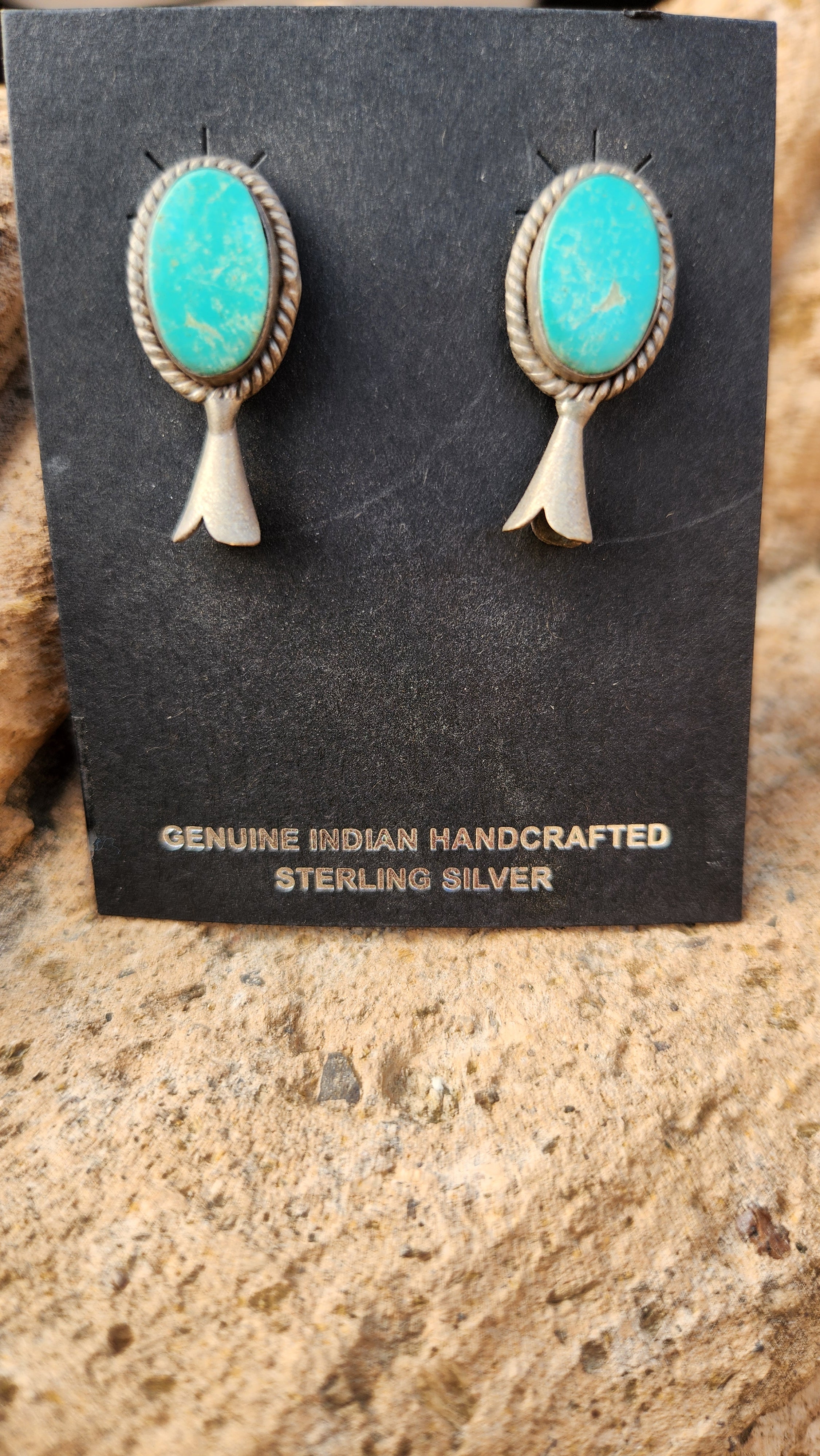 Genuine Native Sterling Silver Earrings