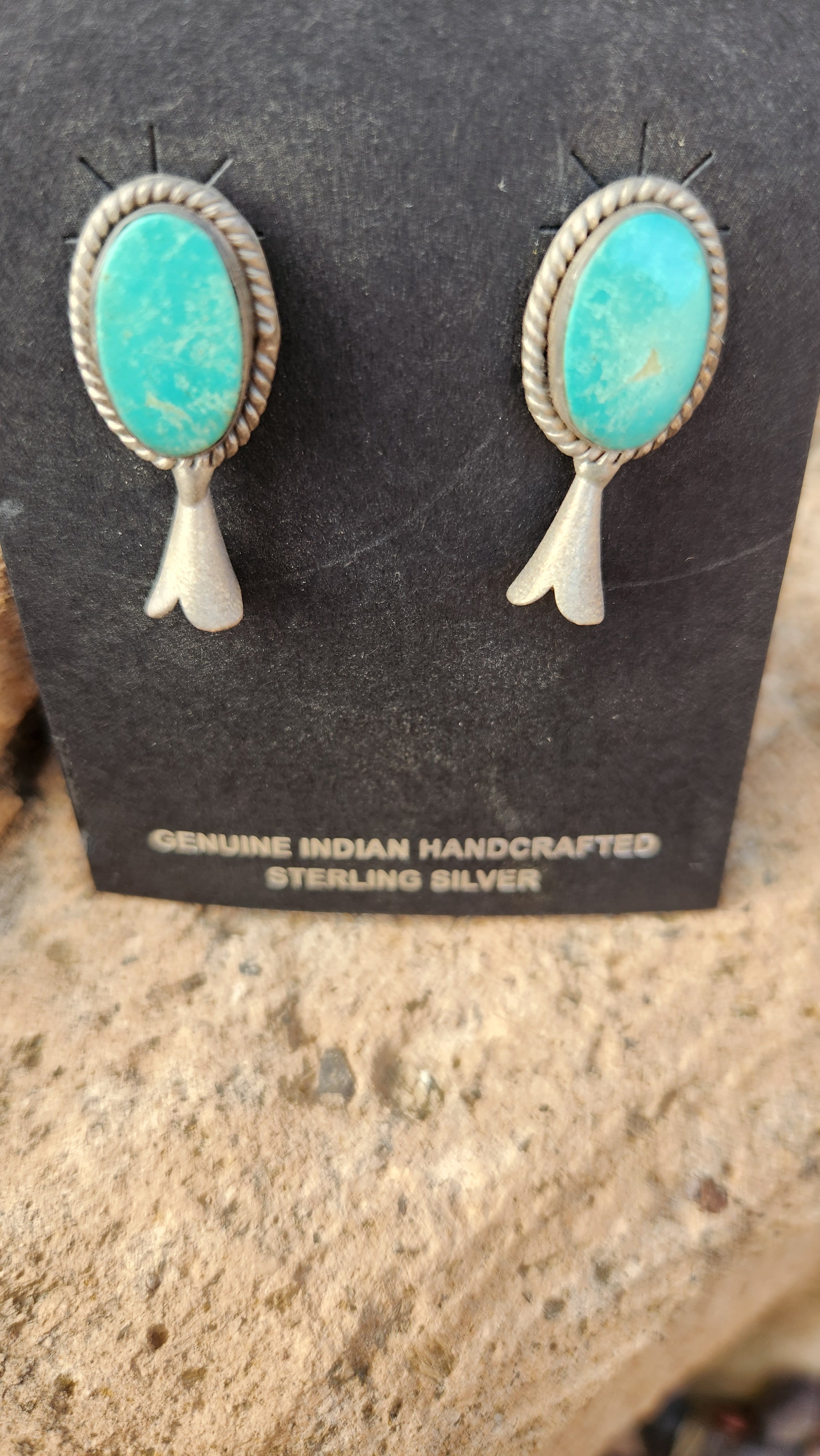 Genuine Native Sterling Silver Earrings
