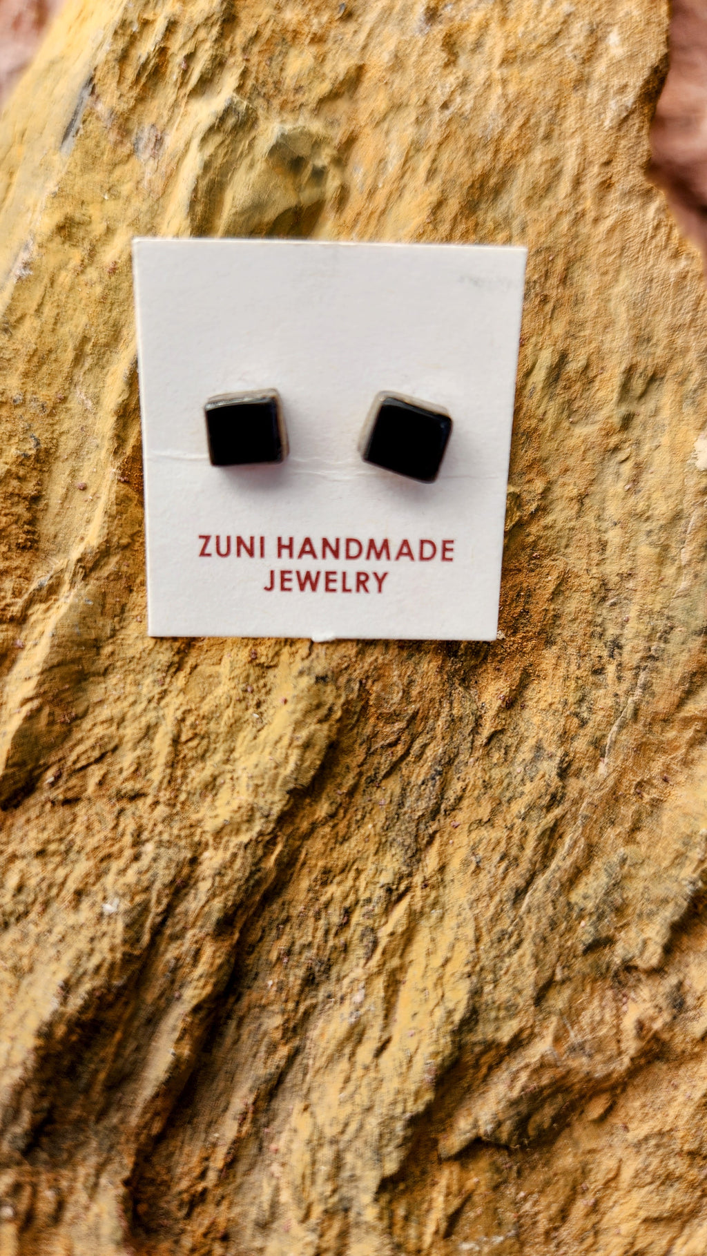 Angie Rosetta Zuni Black Onix Earrings