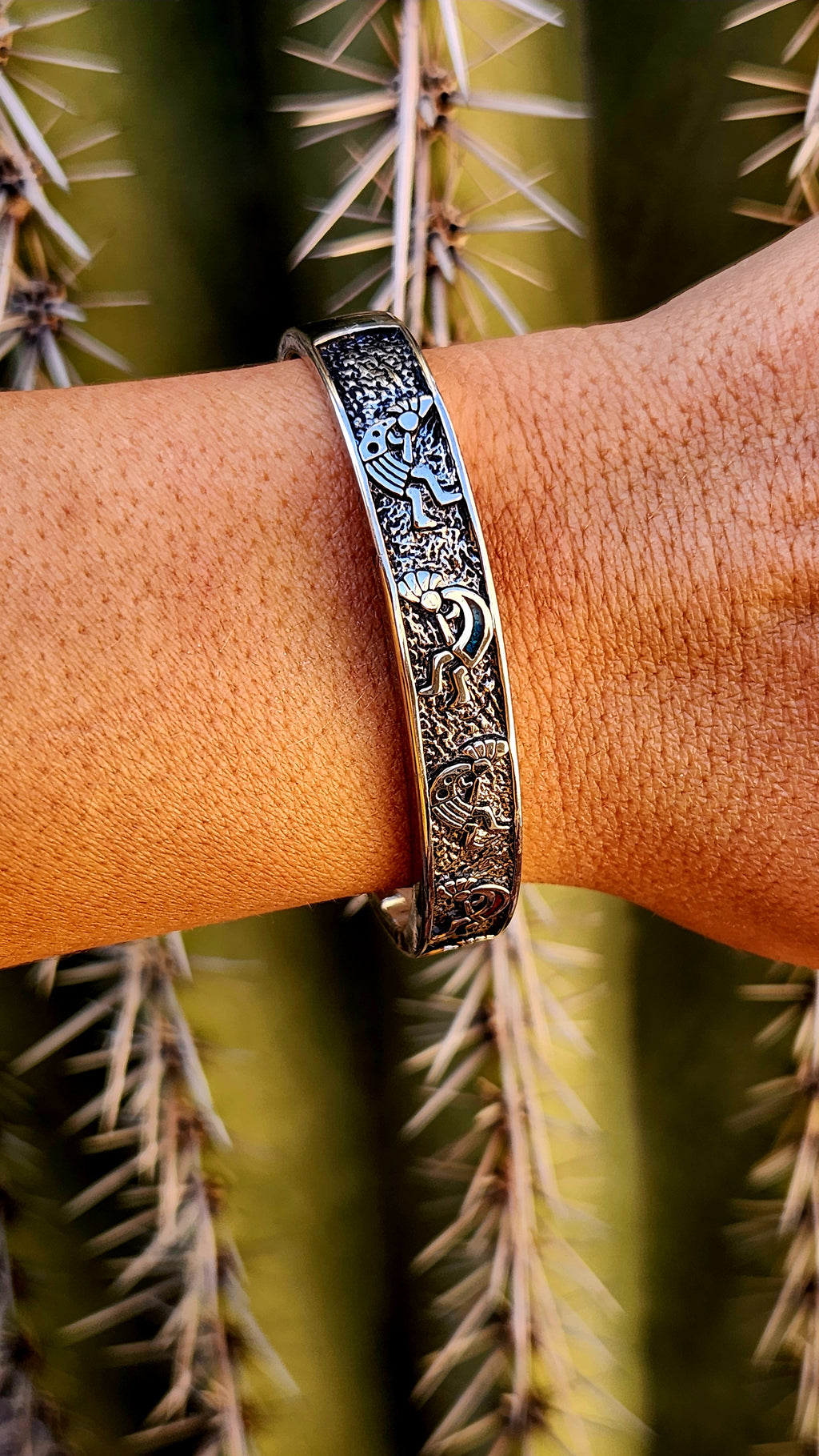 Genuine Handmade Kokopelli Cuff