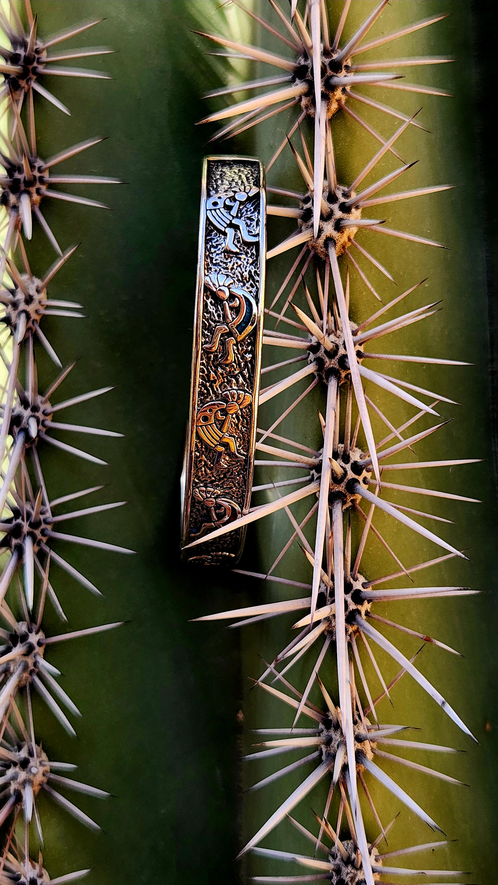 Genuine Handmade Kokopelli Cuff