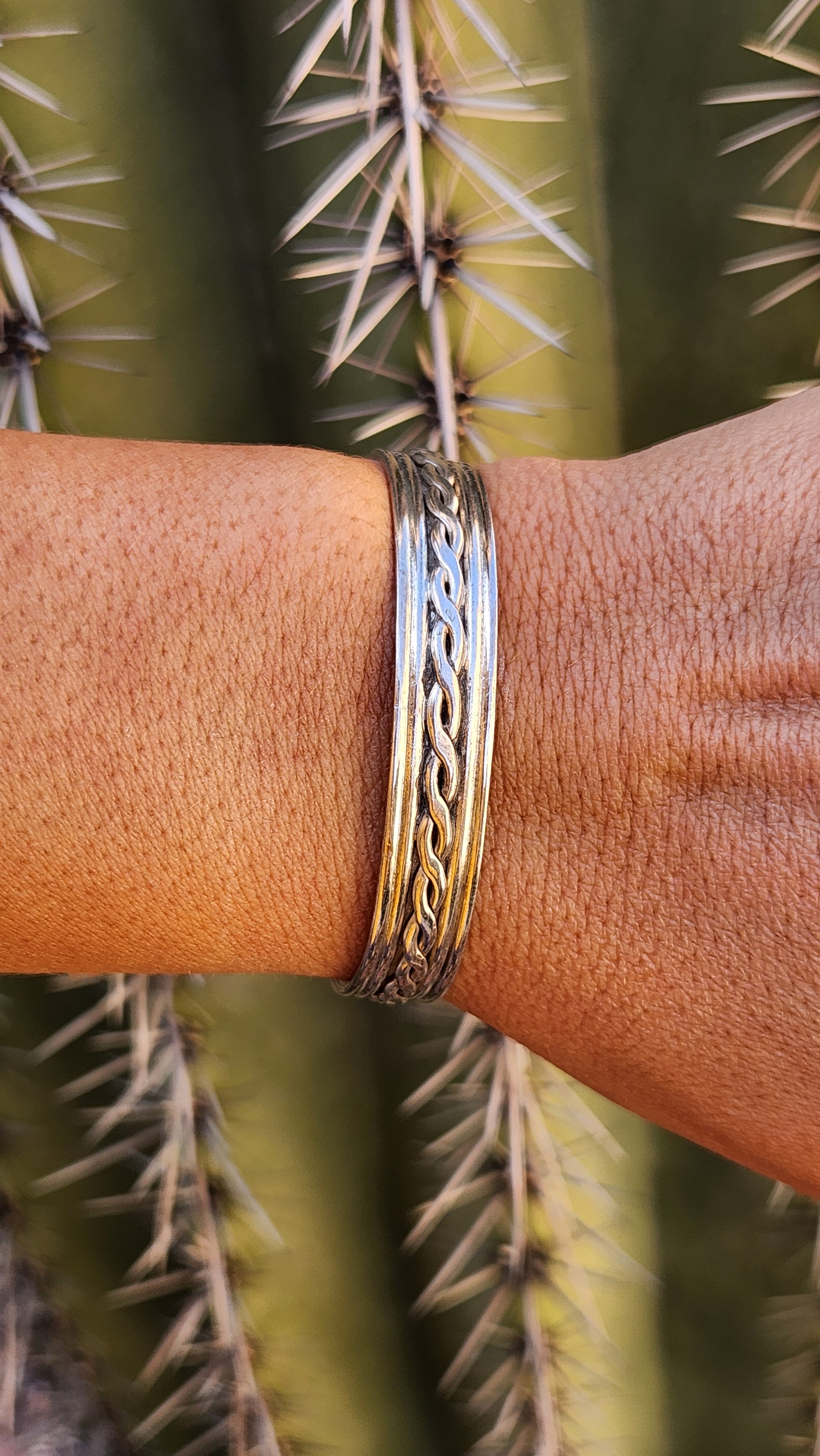 Genuine Handmade Sterling Silver Cuff