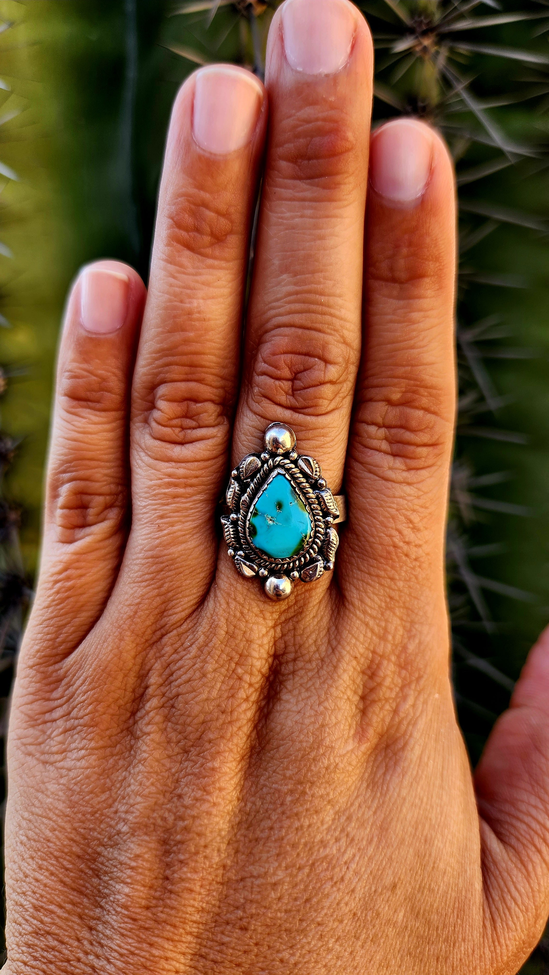 Sonoran Gold Turquoise Adjustable Ring