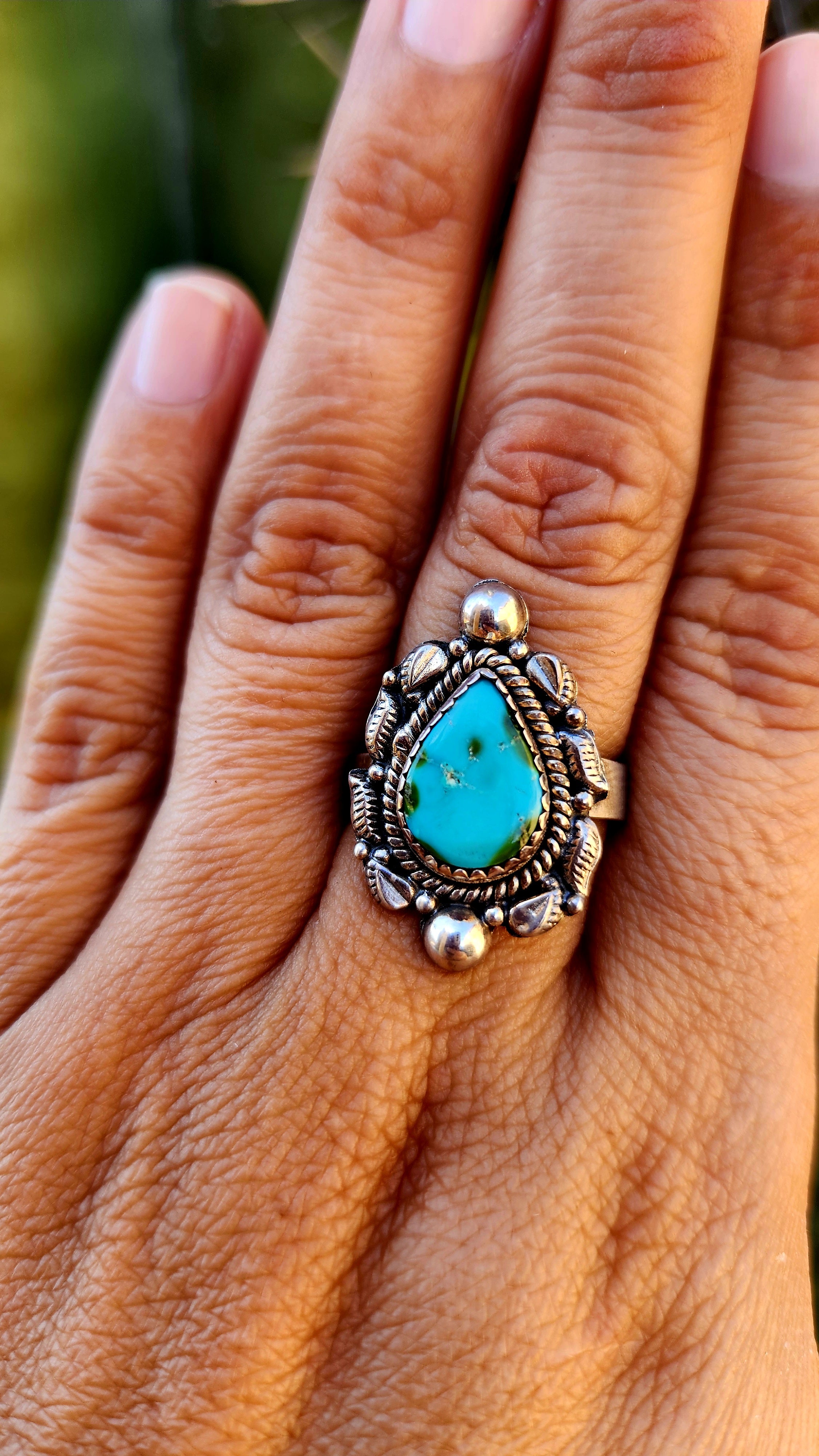 Sonoran Gold Turquoise Adjustable Ring