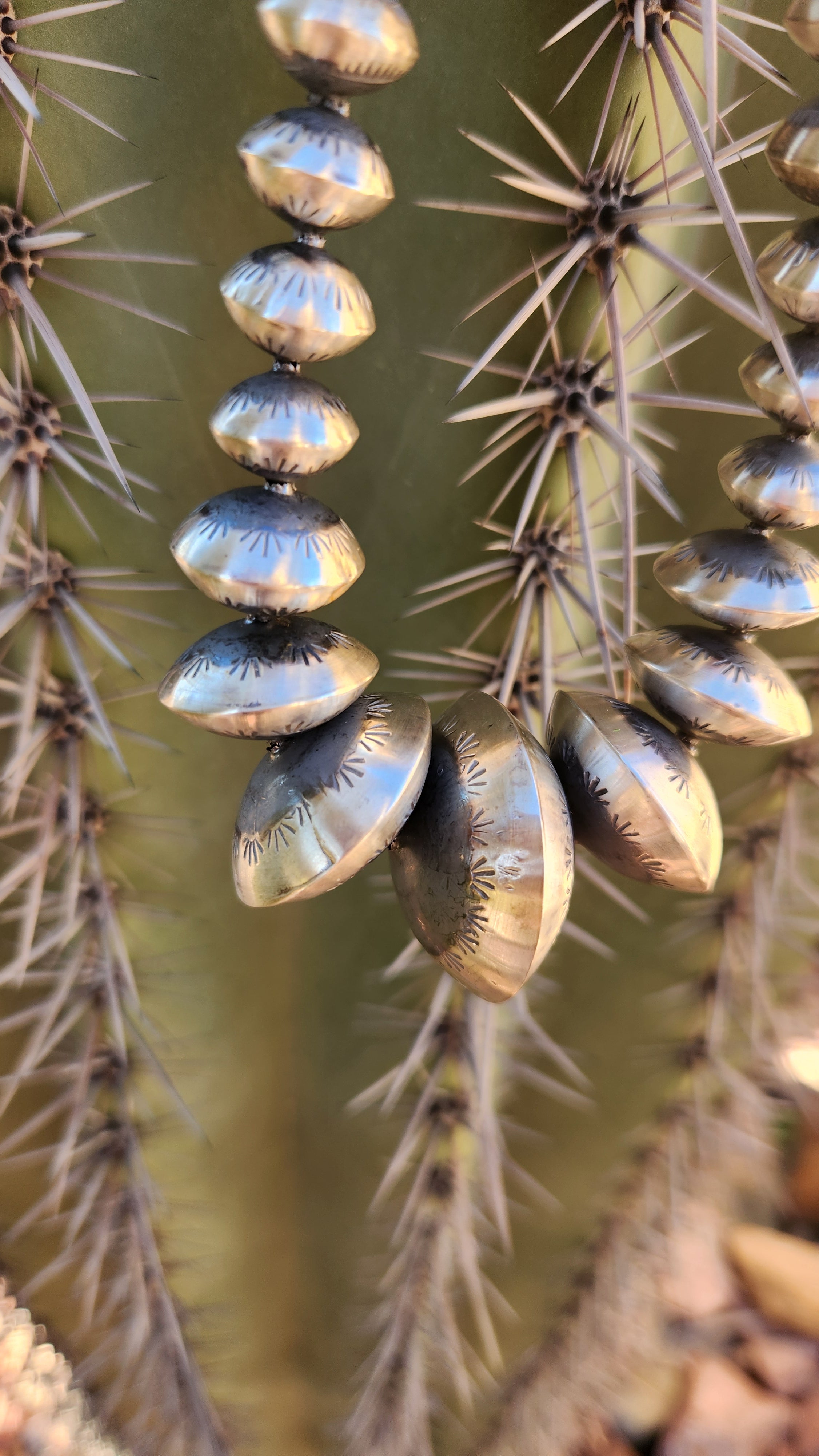 Handmade Navajo Pearls 22"