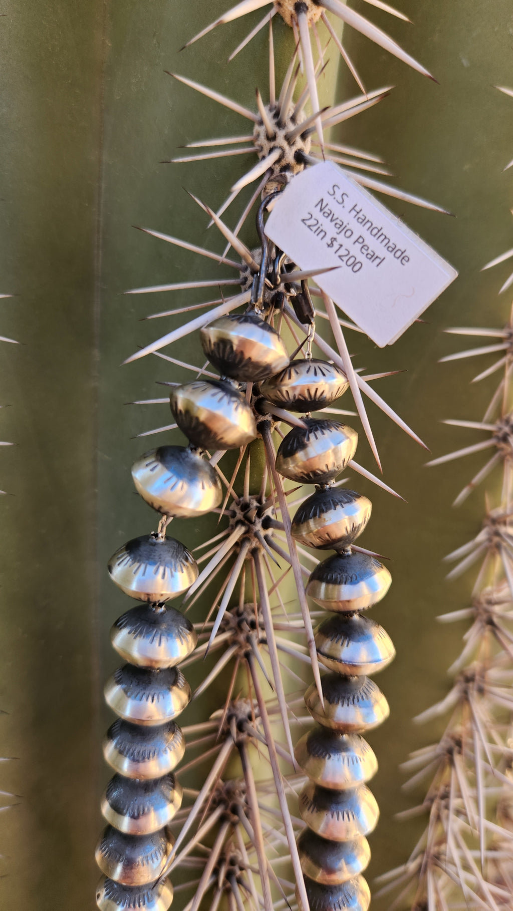 Handmade Navajo Pearls 22"