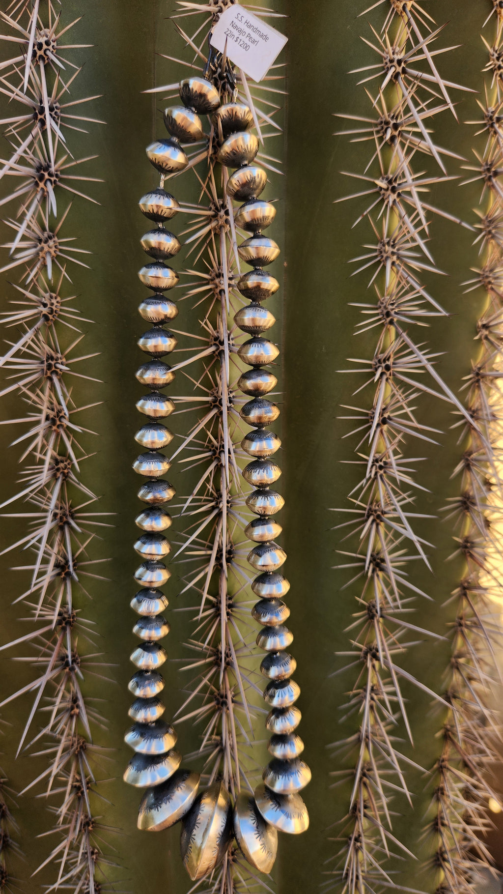 Handmade Navajo Pearls 22"