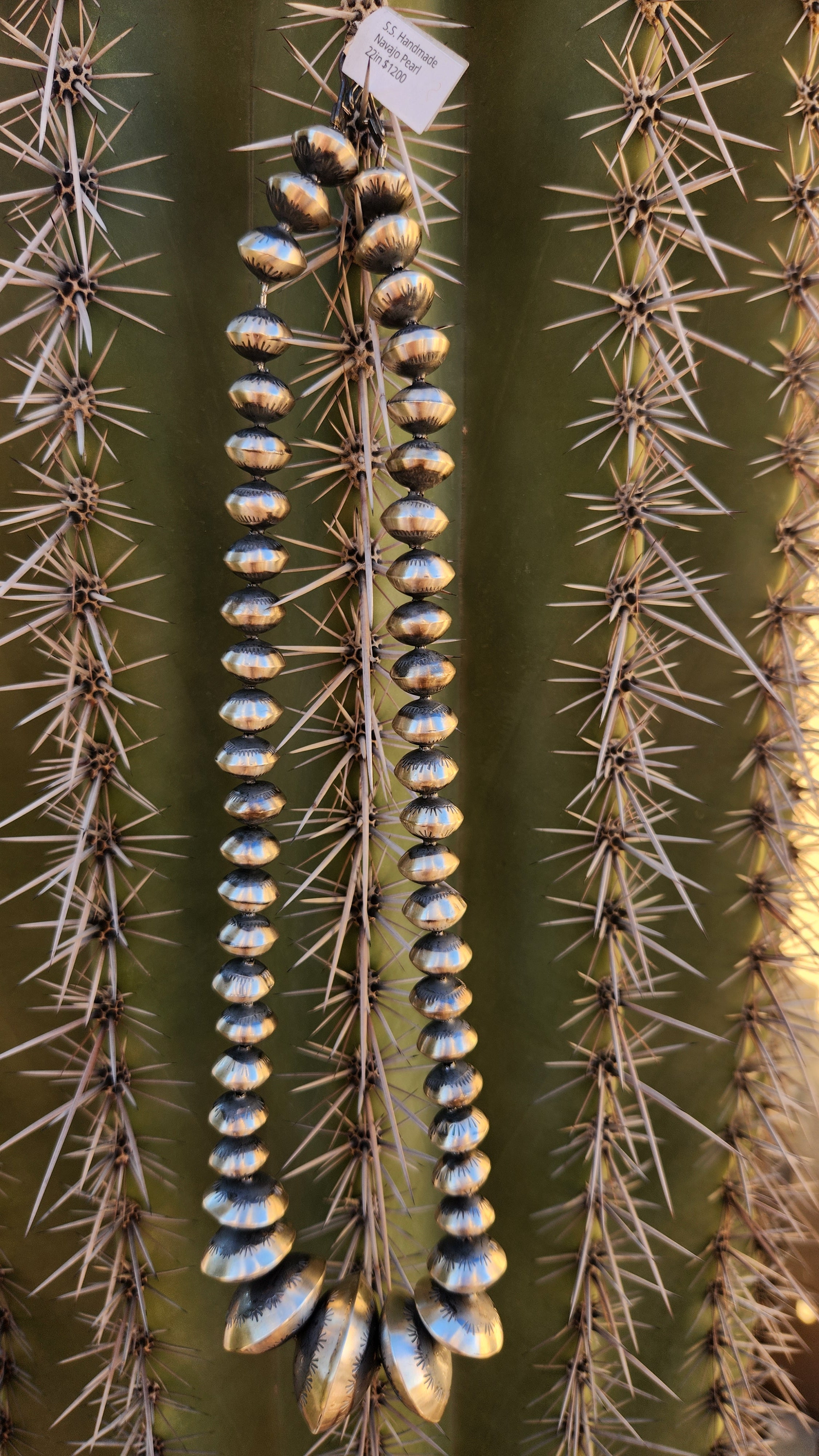 Handmade Navajo Pearls 22"