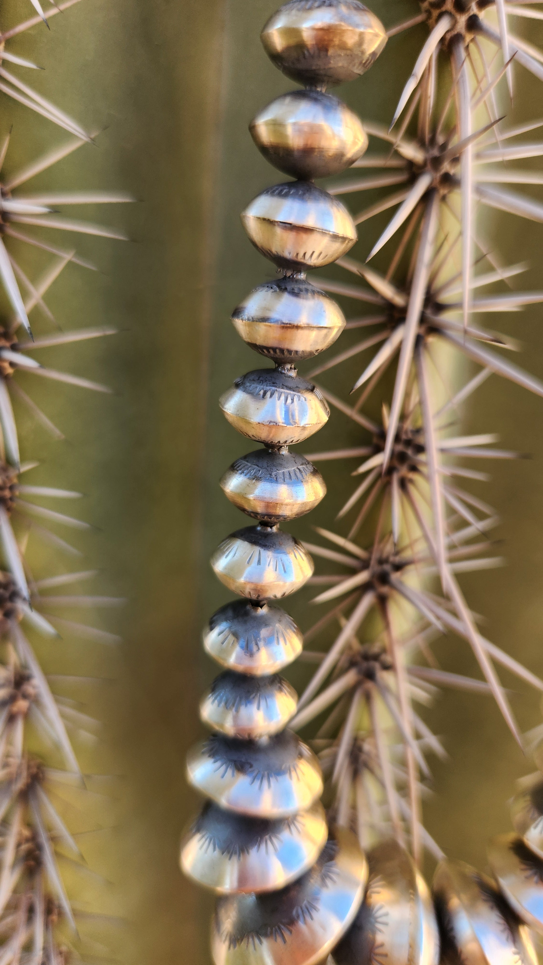Handmade Navajo Pearls 22"