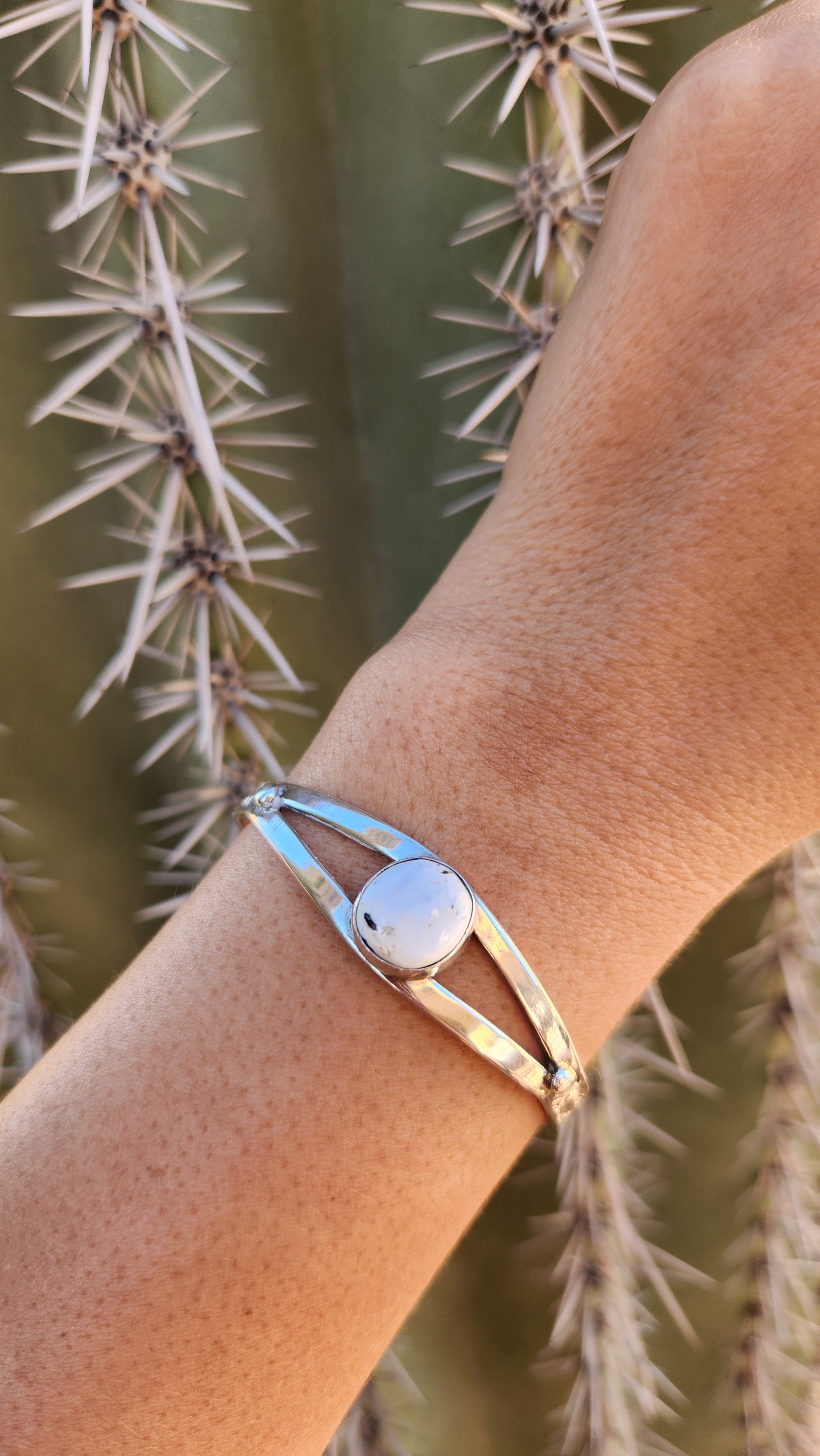 Beautiful White Buffalo Cuff