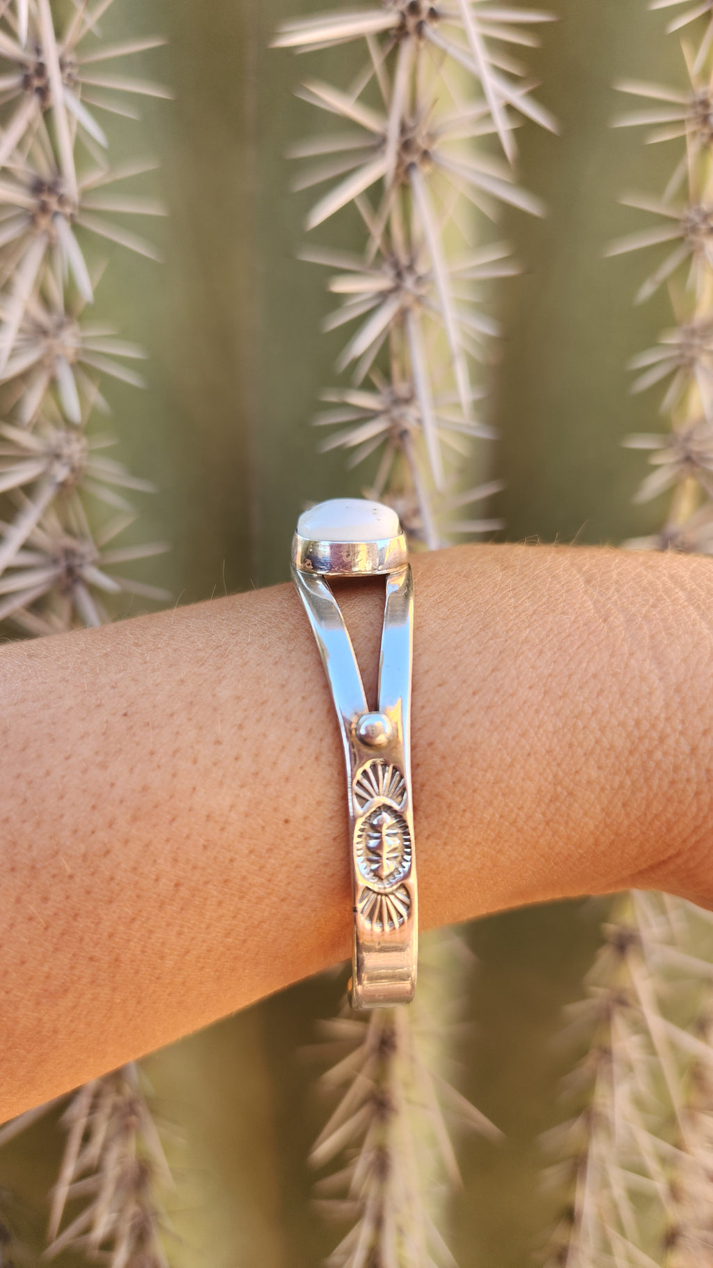 Beautiful White Buffalo Cuff