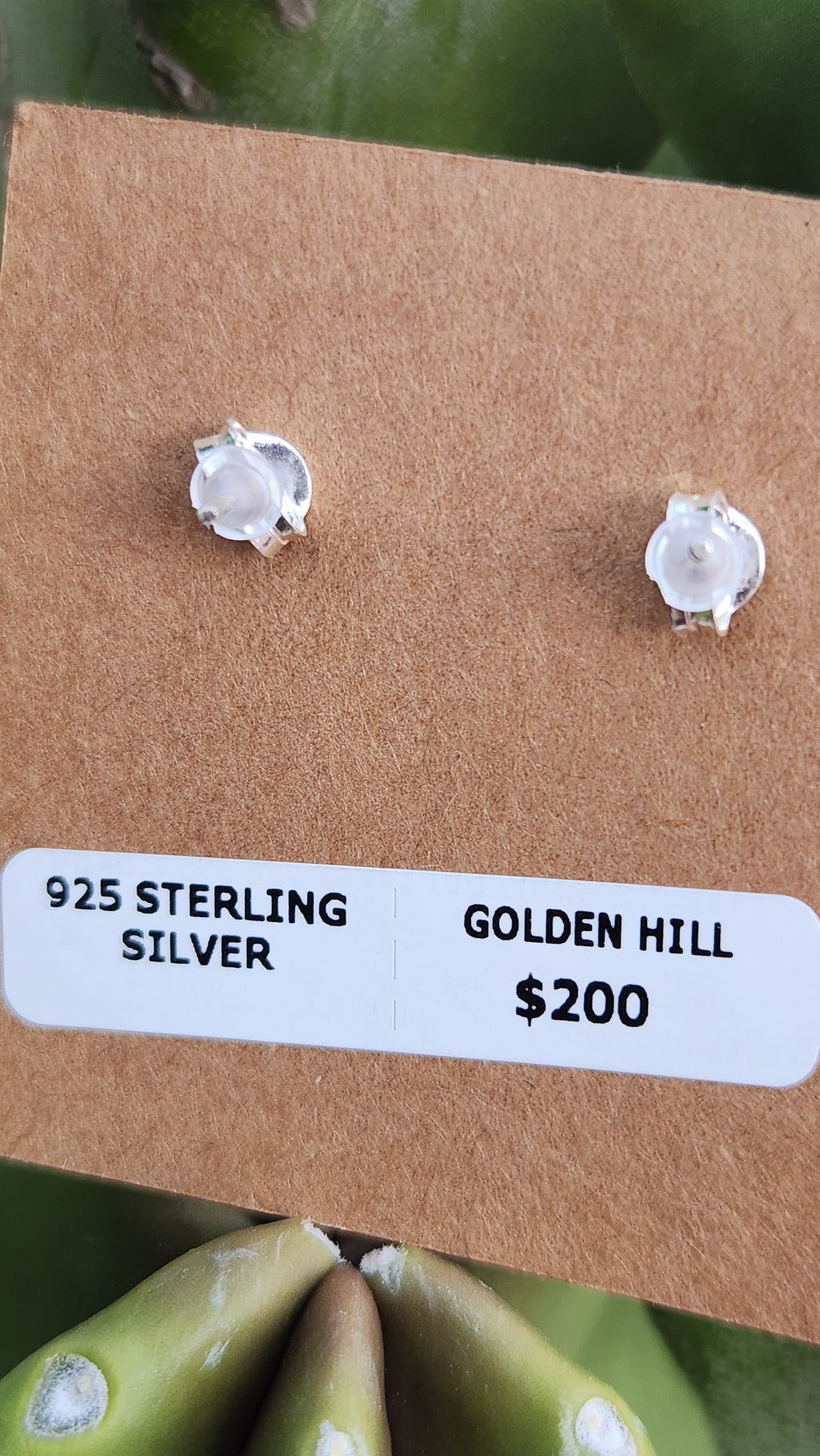 Beautiful Golden Hills Turquoise Squash Earrings