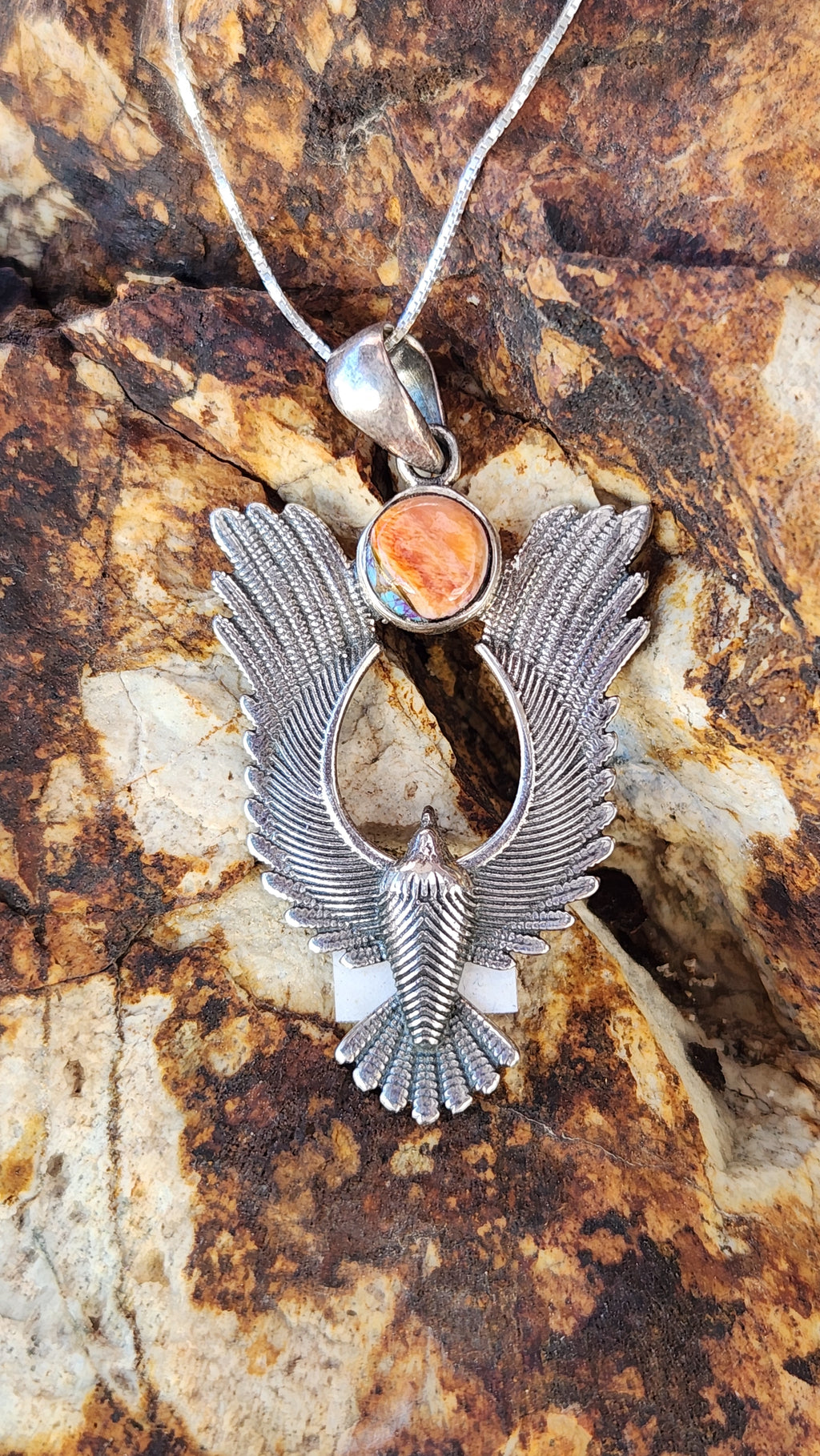 Thunderbird Spiny Oyster Necklace