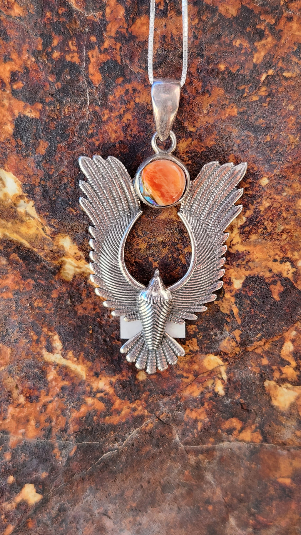 Thunderbird Spiny Oyster Necklace