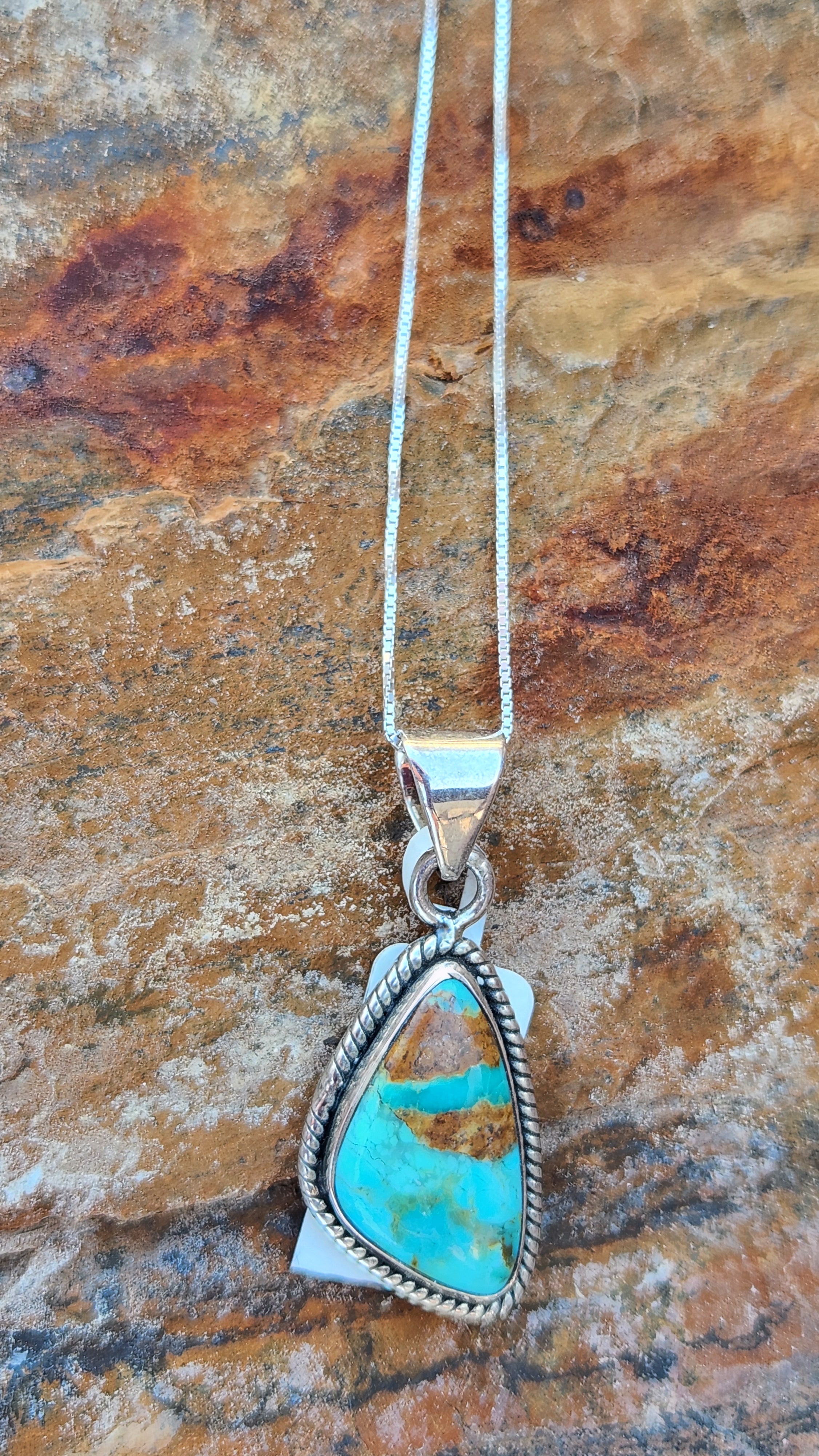 Arizona Turquoise Pendant Necklace