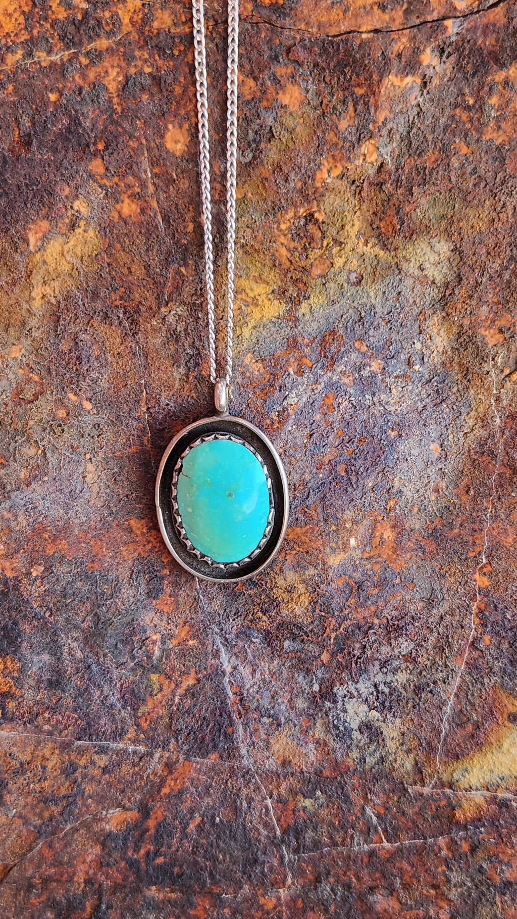 Beautiful Turquoise Pendant Necklace