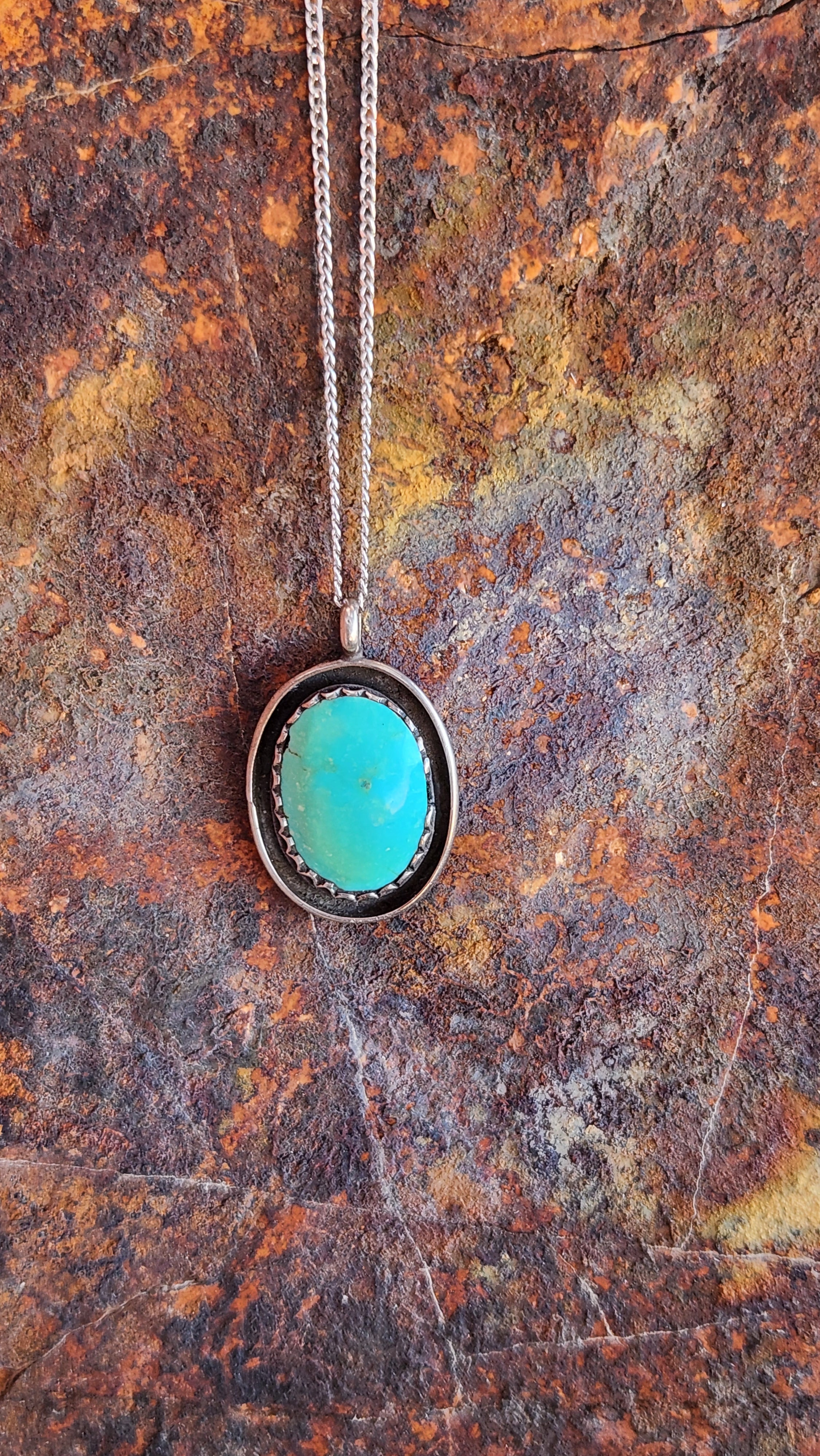 Beautiful Turquoise Pendant Necklace