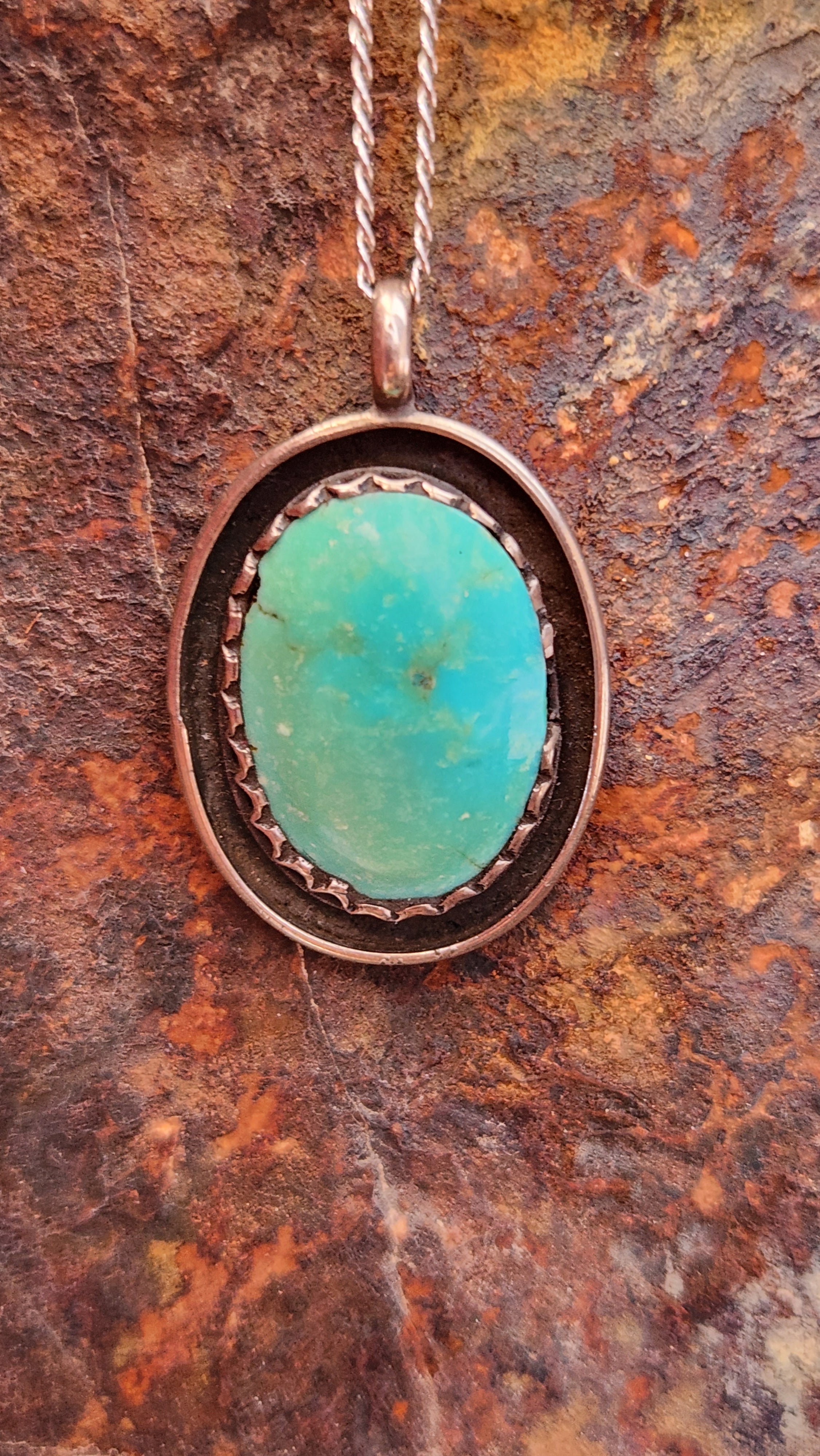 Beautiful Turquoise Pendant Necklace