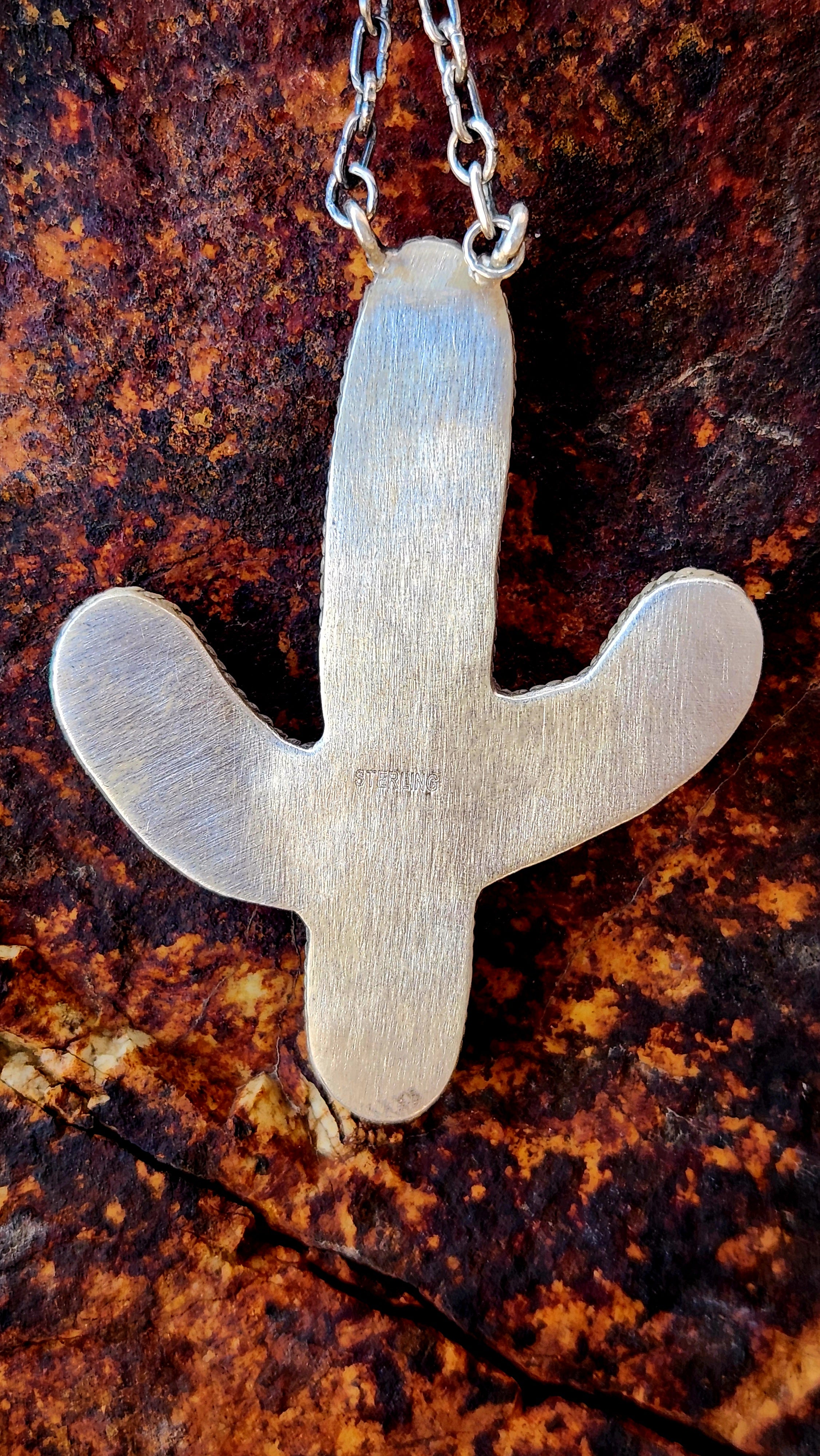 Beautiful Sonoran Gold Cactus Necklace