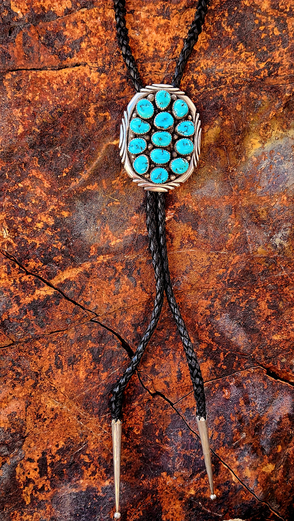 Vintage Kingman Turquoise Bolo Ties