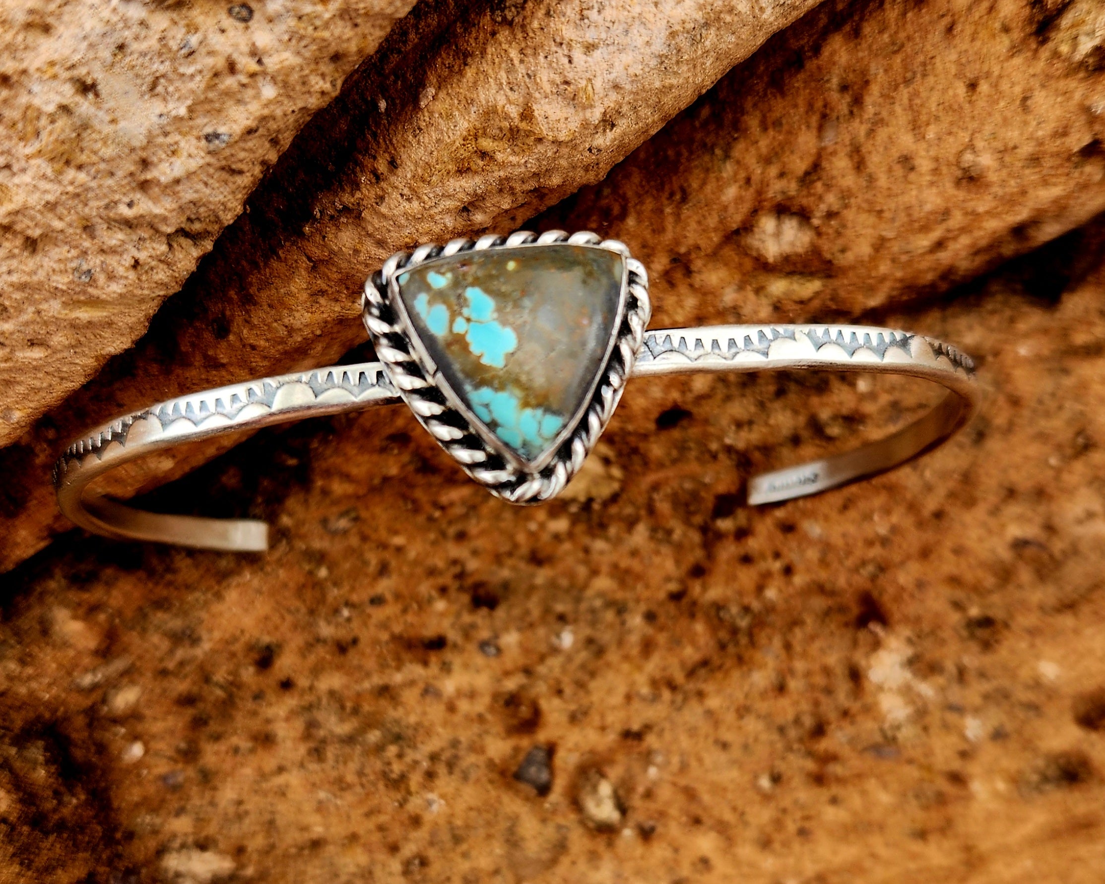 Donovan Skeets Mine # 8 Turquoise Cuff