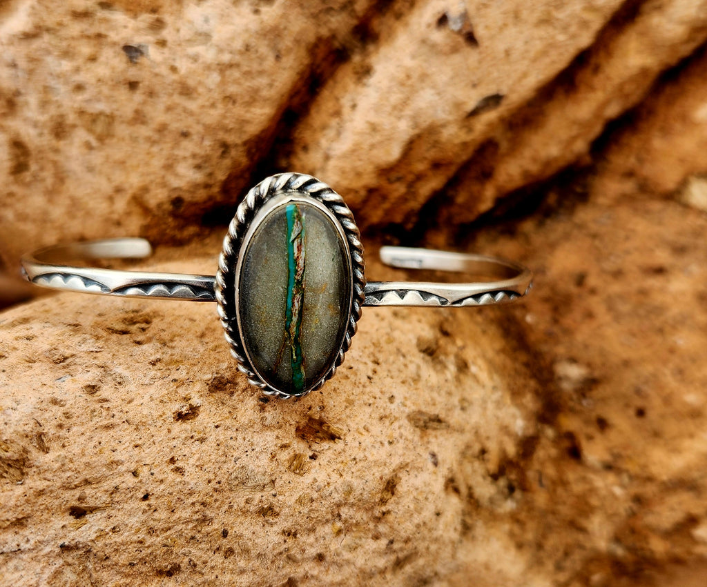 Royston Ribbon Turquoise Cuff