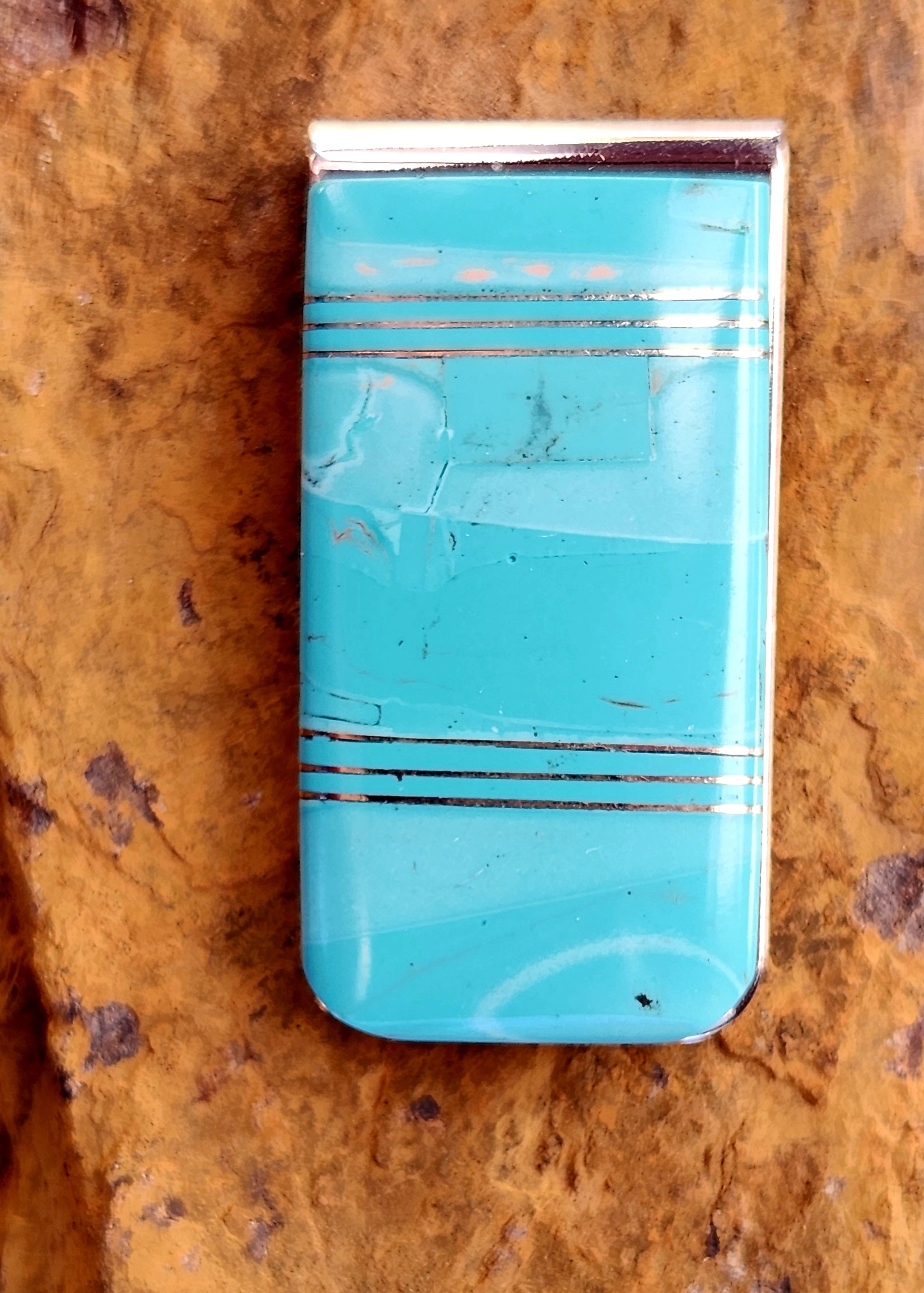 Inlay Turquoise Money Clip