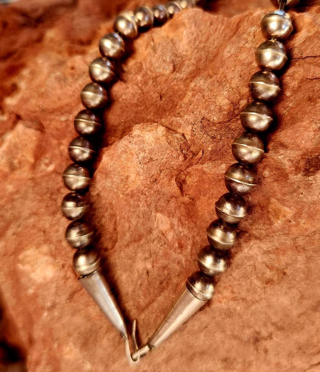 Vintage Bisbee Squash Blossom Necklace